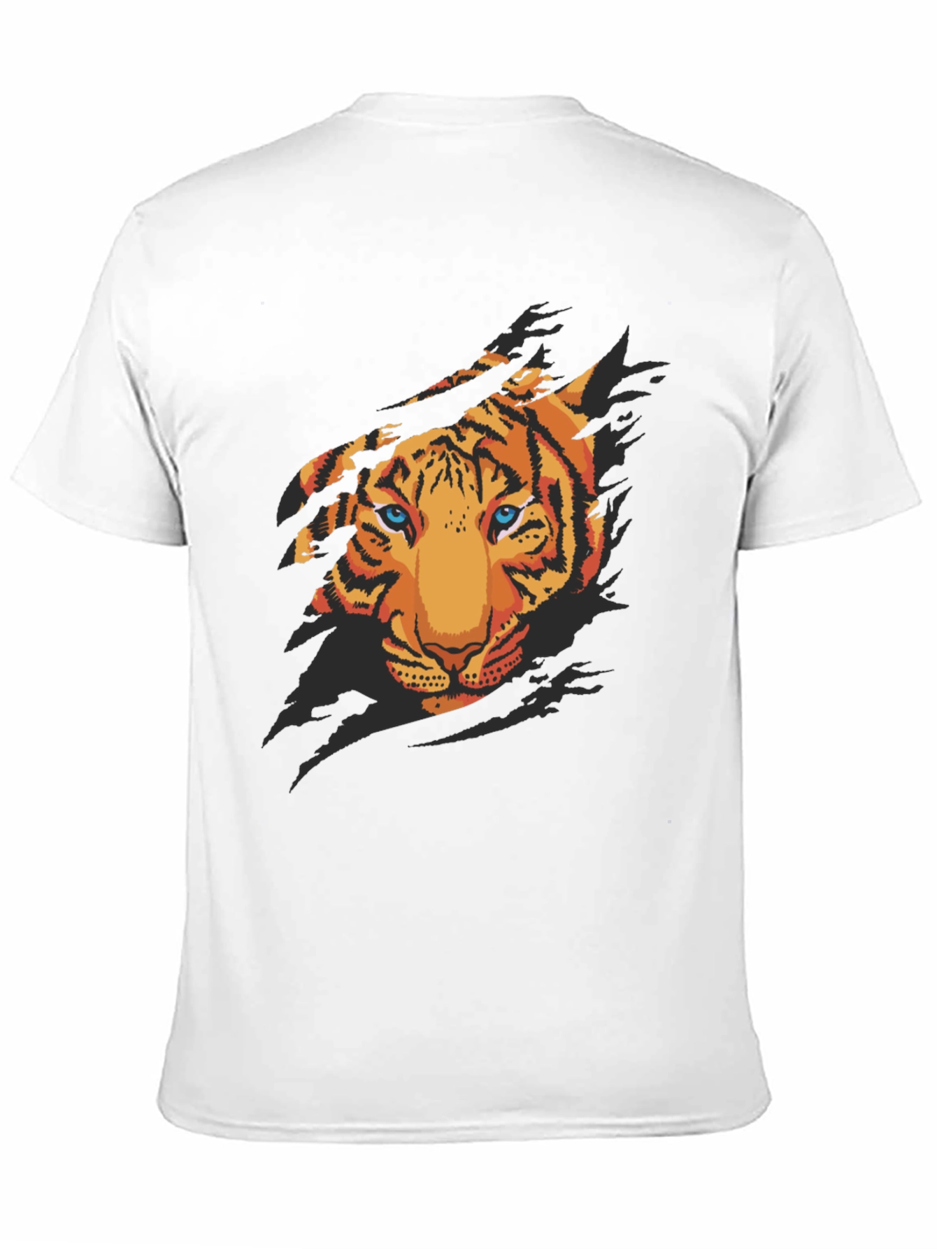 Tiger Graphic Black T-Shirt - Fierce Style