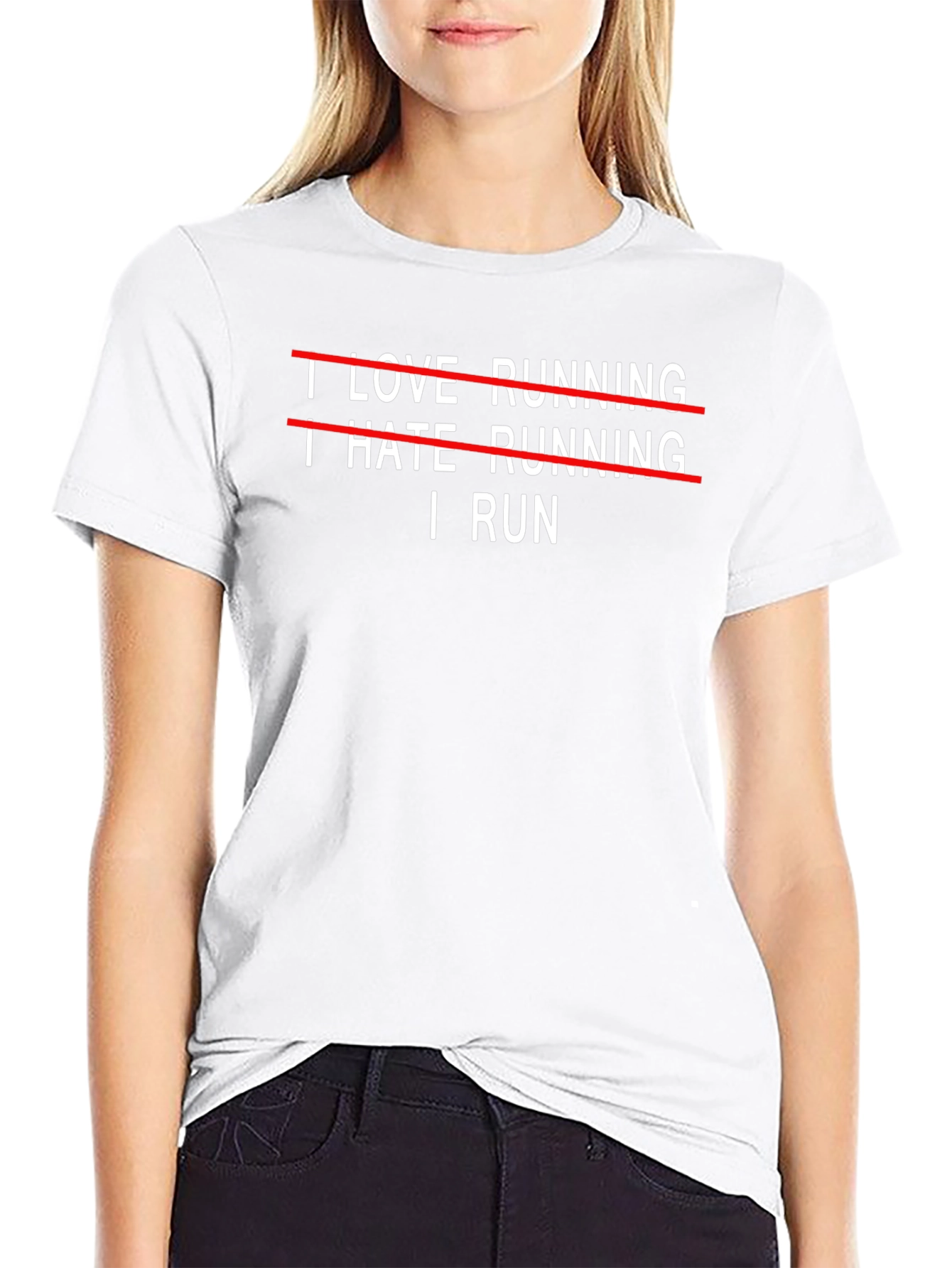 I Run T-Shirt - Funny Running Motivation Tee