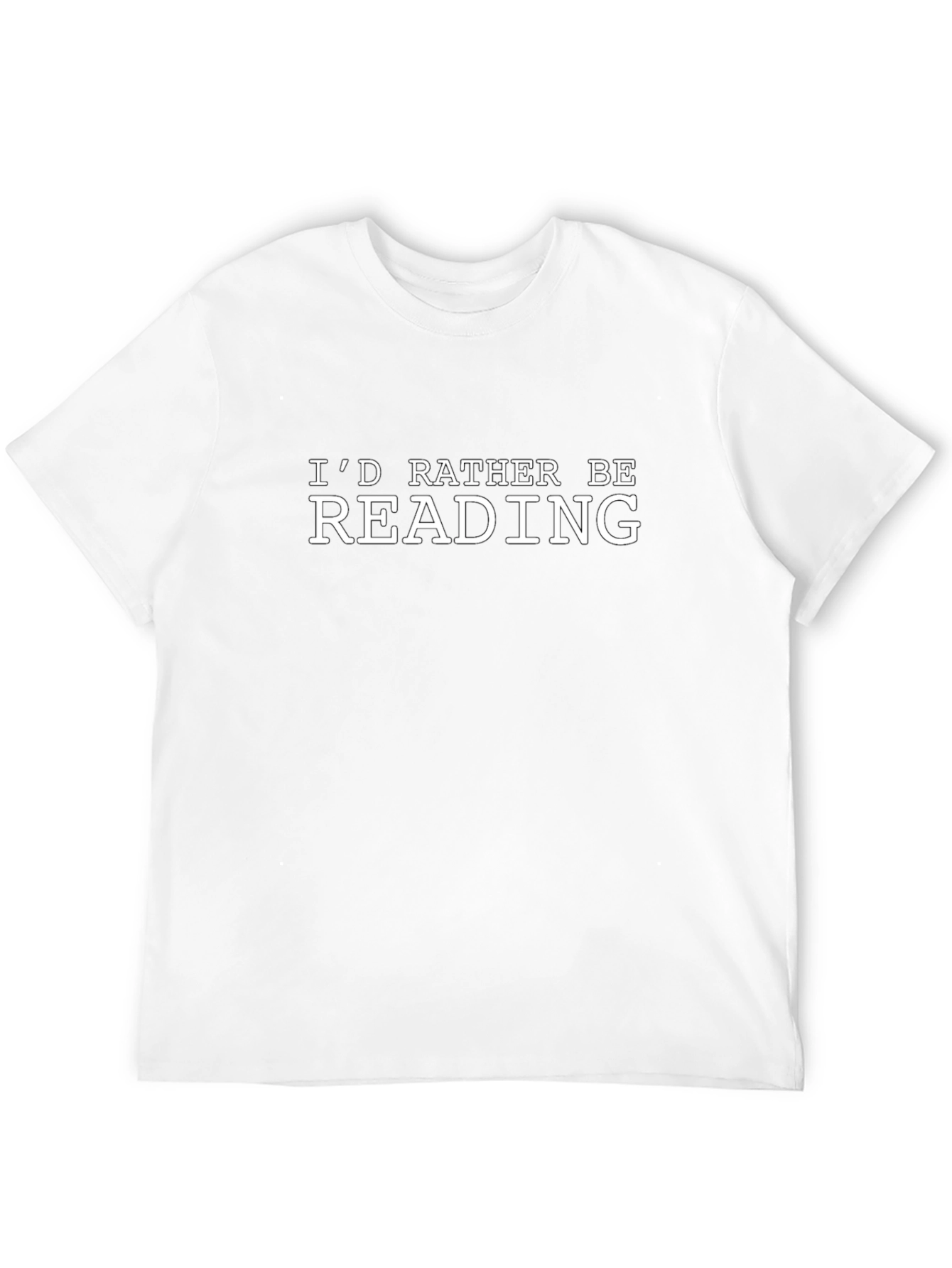 Id Rather Be Reading Black Graphic T-Shirt