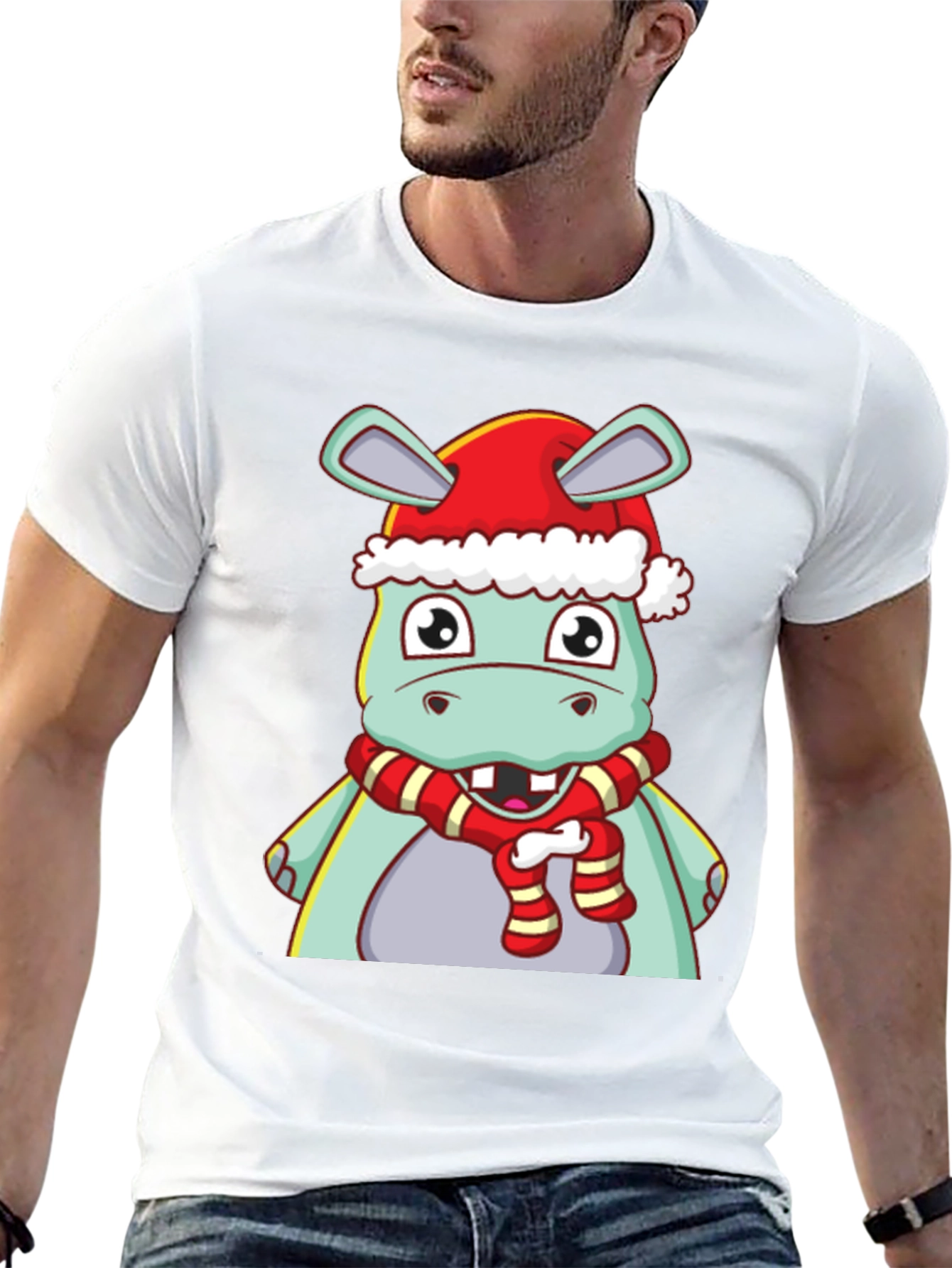 Festive Hippo T-Shirt