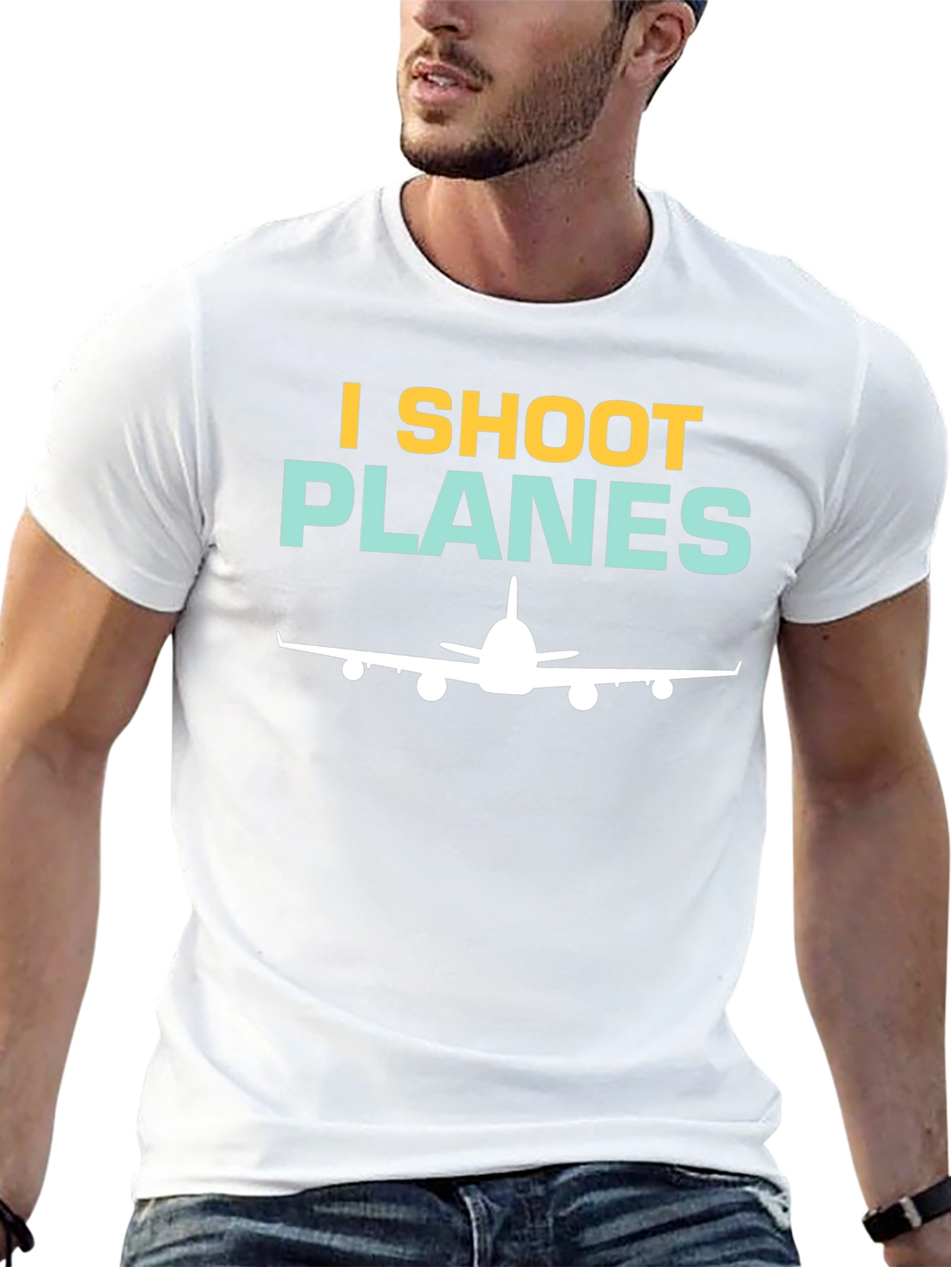 I Shoot Planes T-Shirt - Aviation Photographer Gift