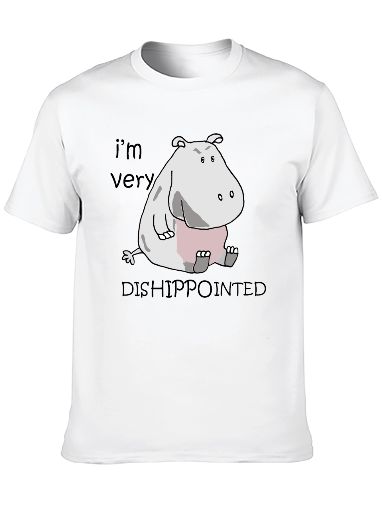Dishippointed Hippo Graphic T-Shirt