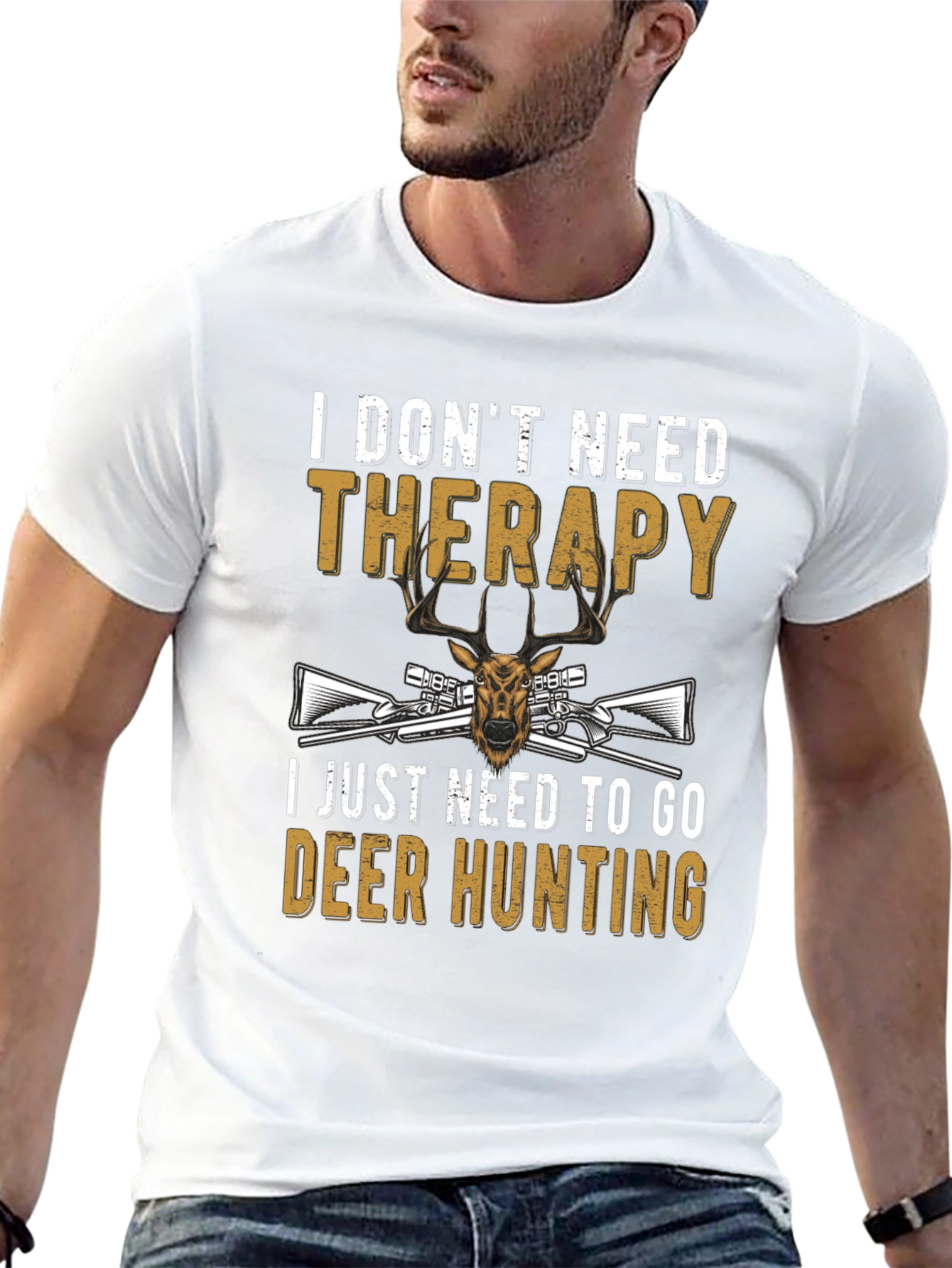 Deer Hunting Therapy T-Shirt