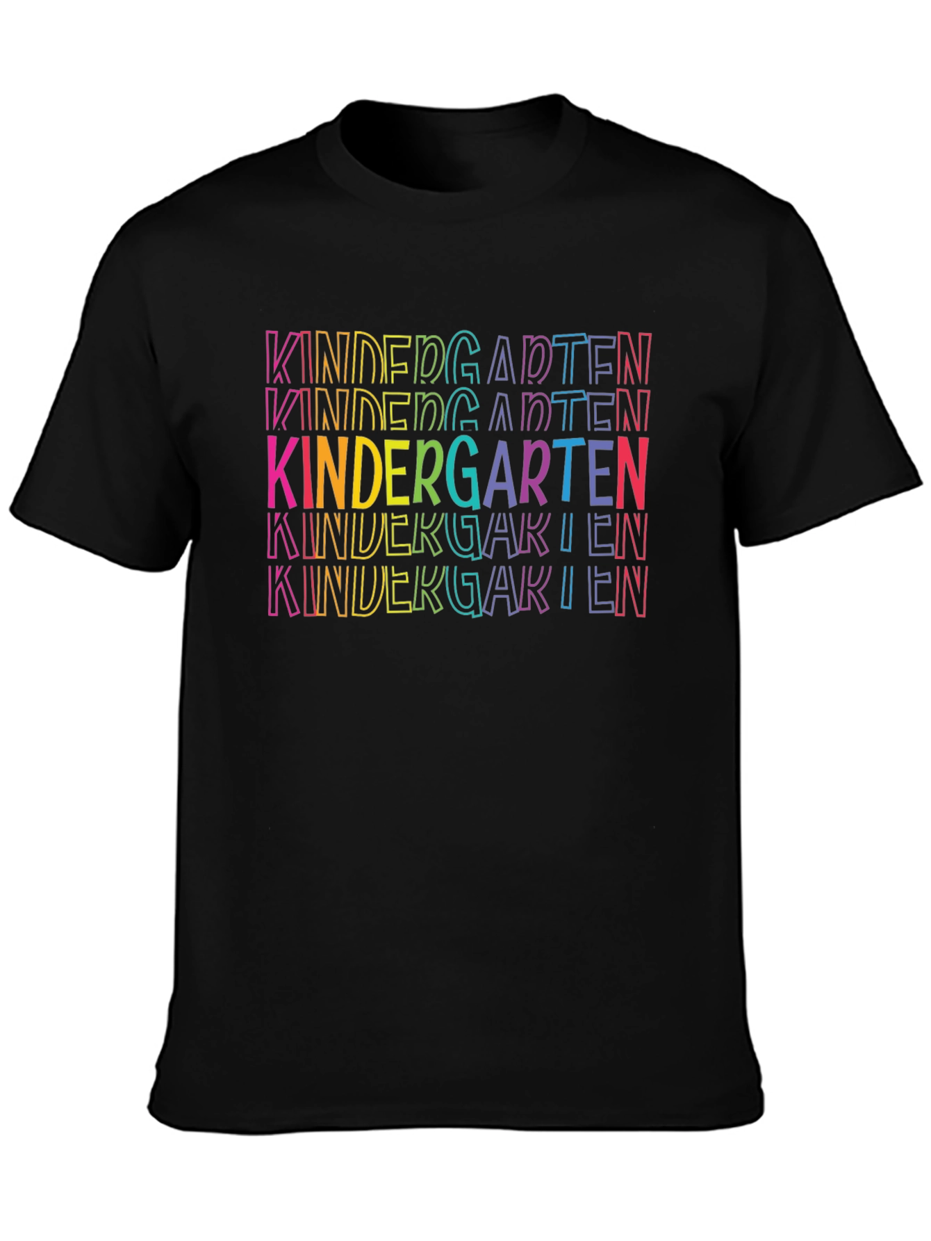 Kindergarten Teacher Rainbow Tee