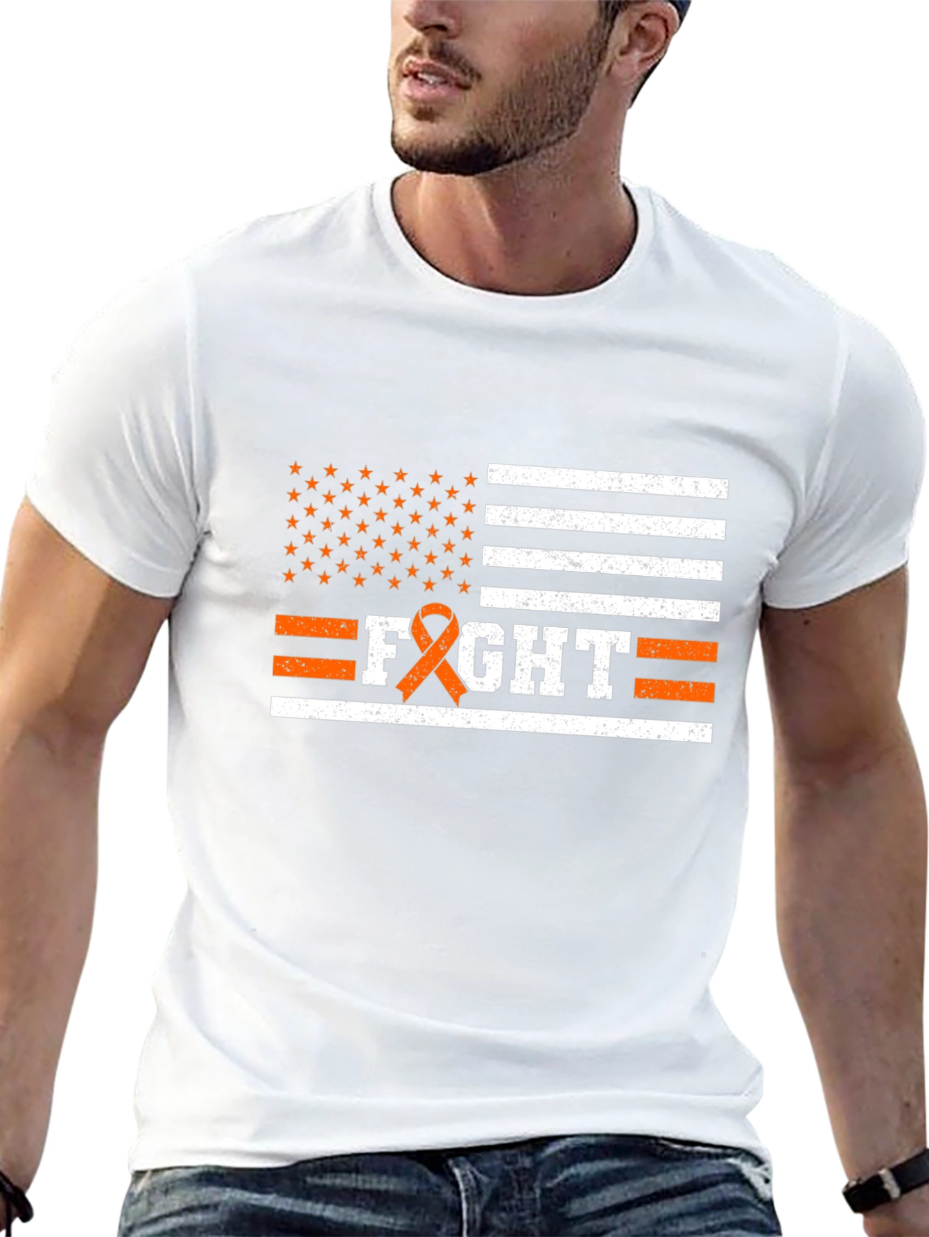 Fight Cancer Awareness T-Shirt Black