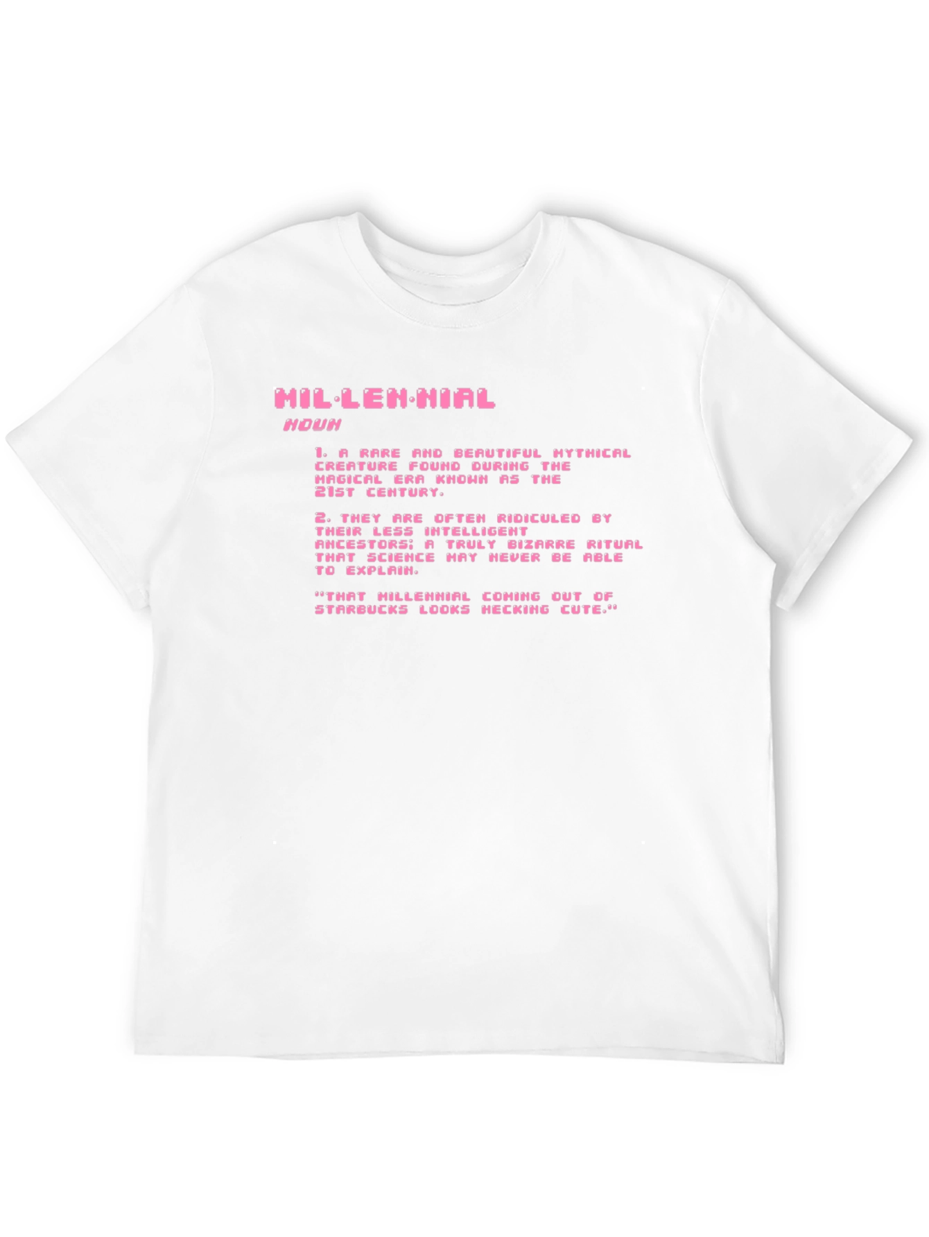 Millennial Definition Graphic Tee - Black