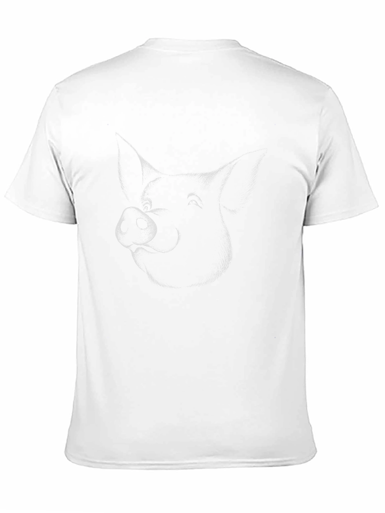 Black Pig Sketch Graphic Tee