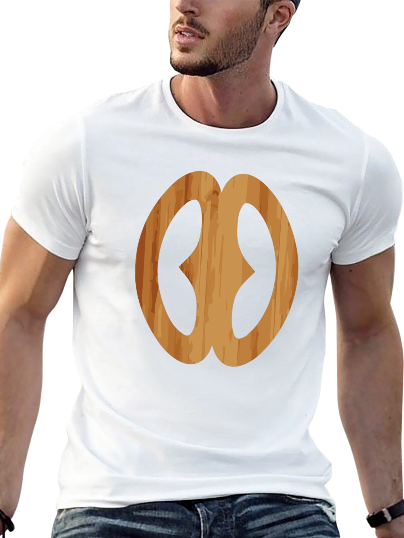 Wooden Adinkra Symbol Black T-Shirt