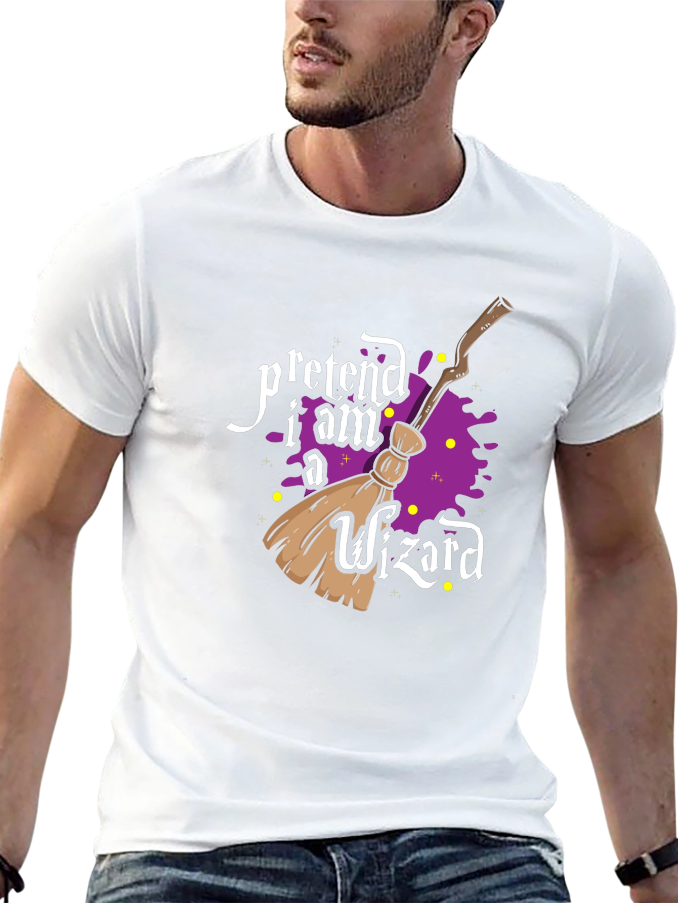 Pretend Im a Wizard Graphic Tee