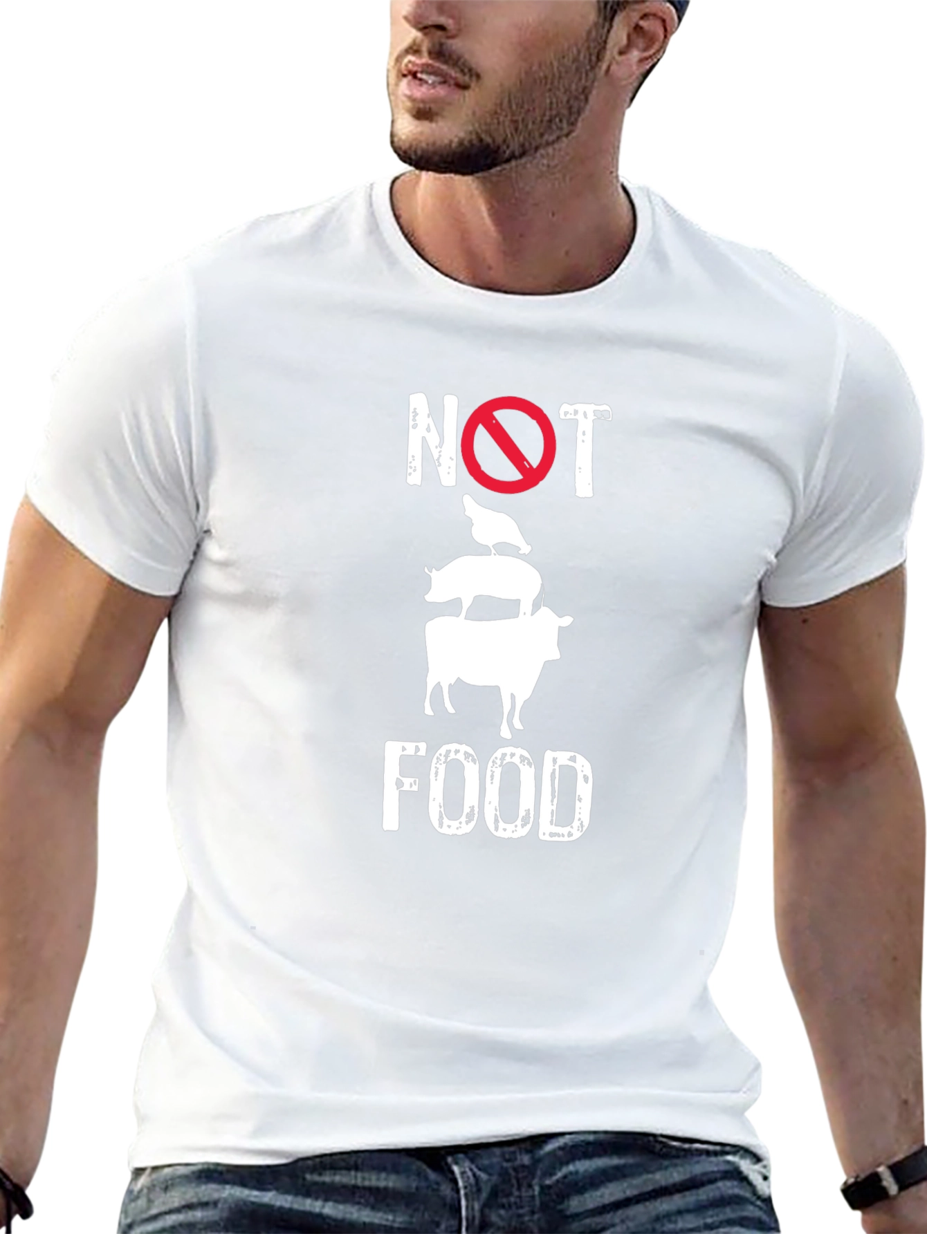 Vegan Not Food T-Shirt - Animal Rights Tee