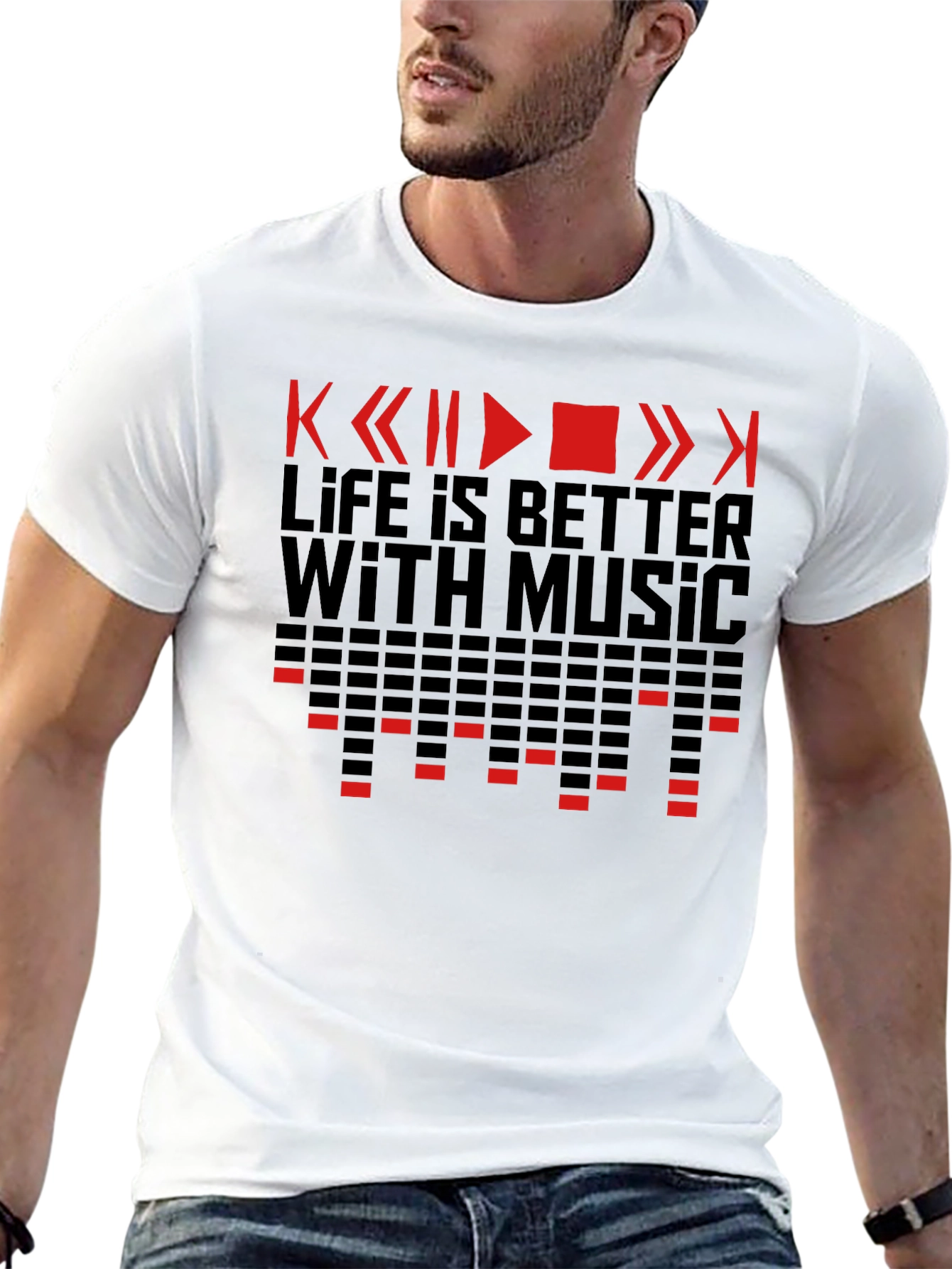 Life is Better with Music Graphic Tee