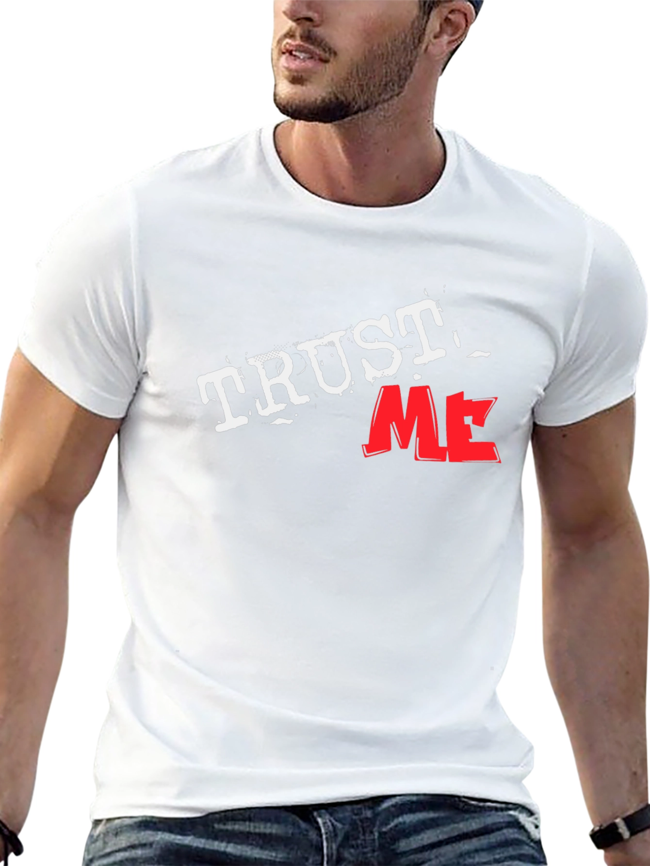 Trust Me Black Graphic Tee