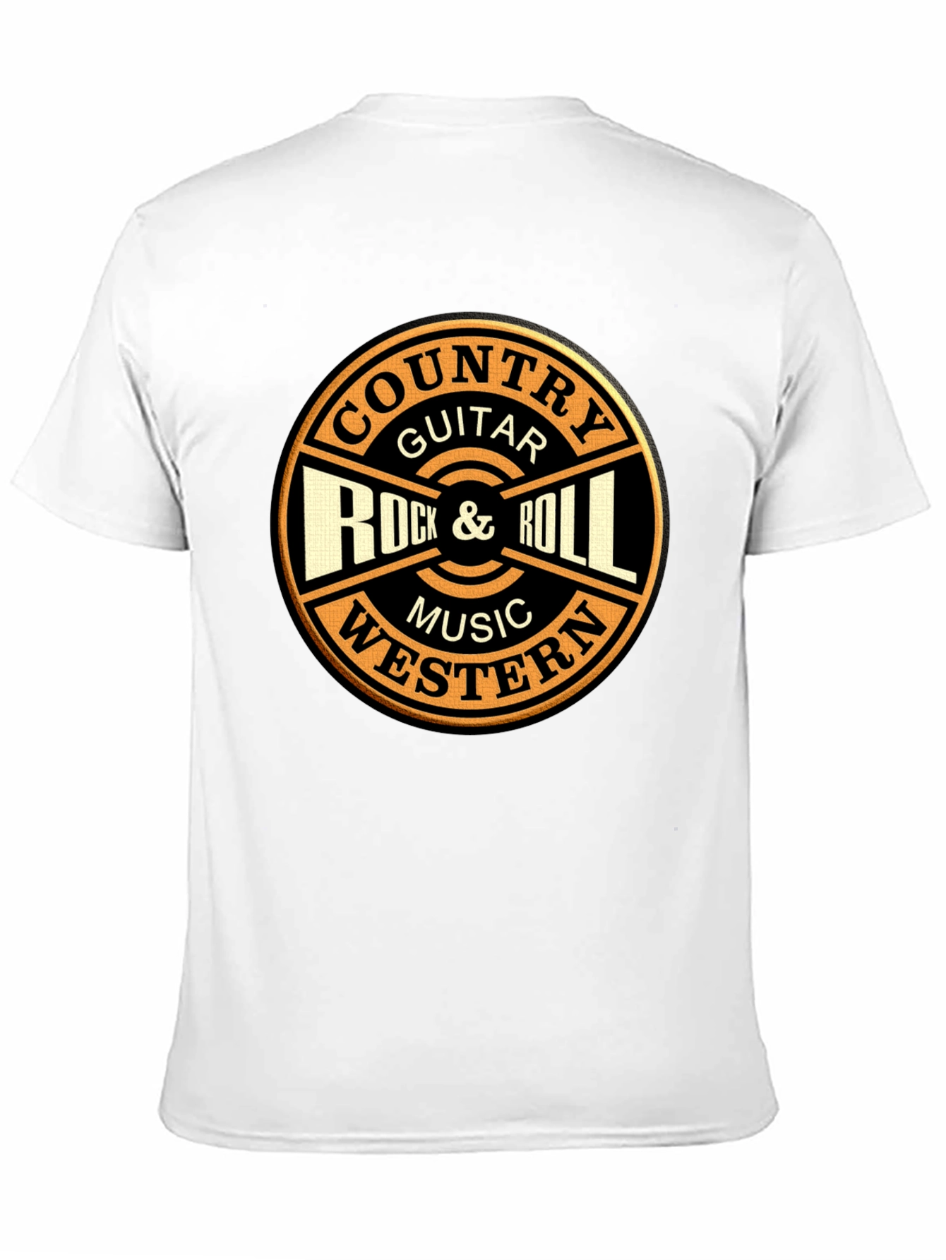 Country Guitar Rock & Roll Music Graphic T-Shirt