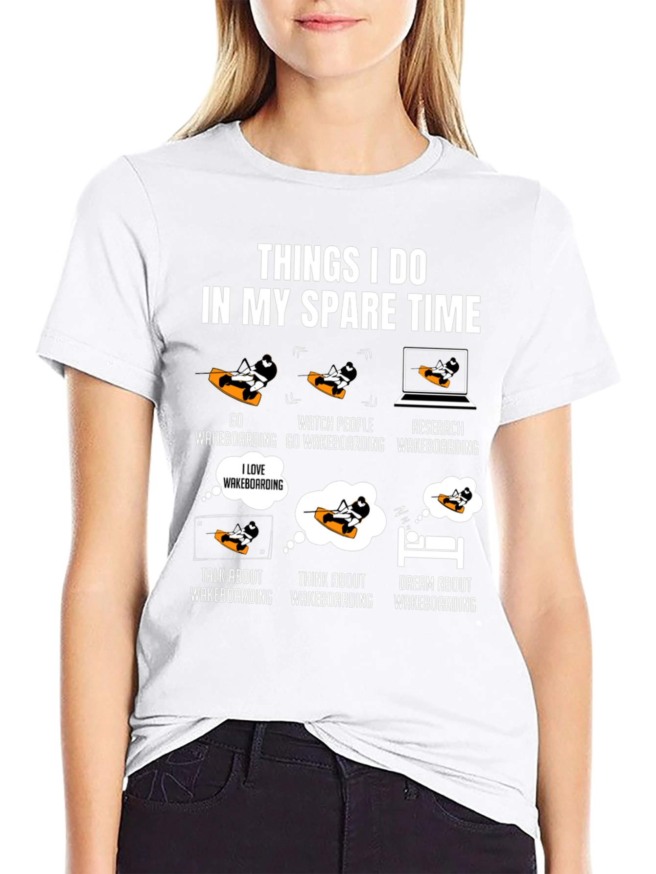Things I Do Wakeboarding T-Shirt