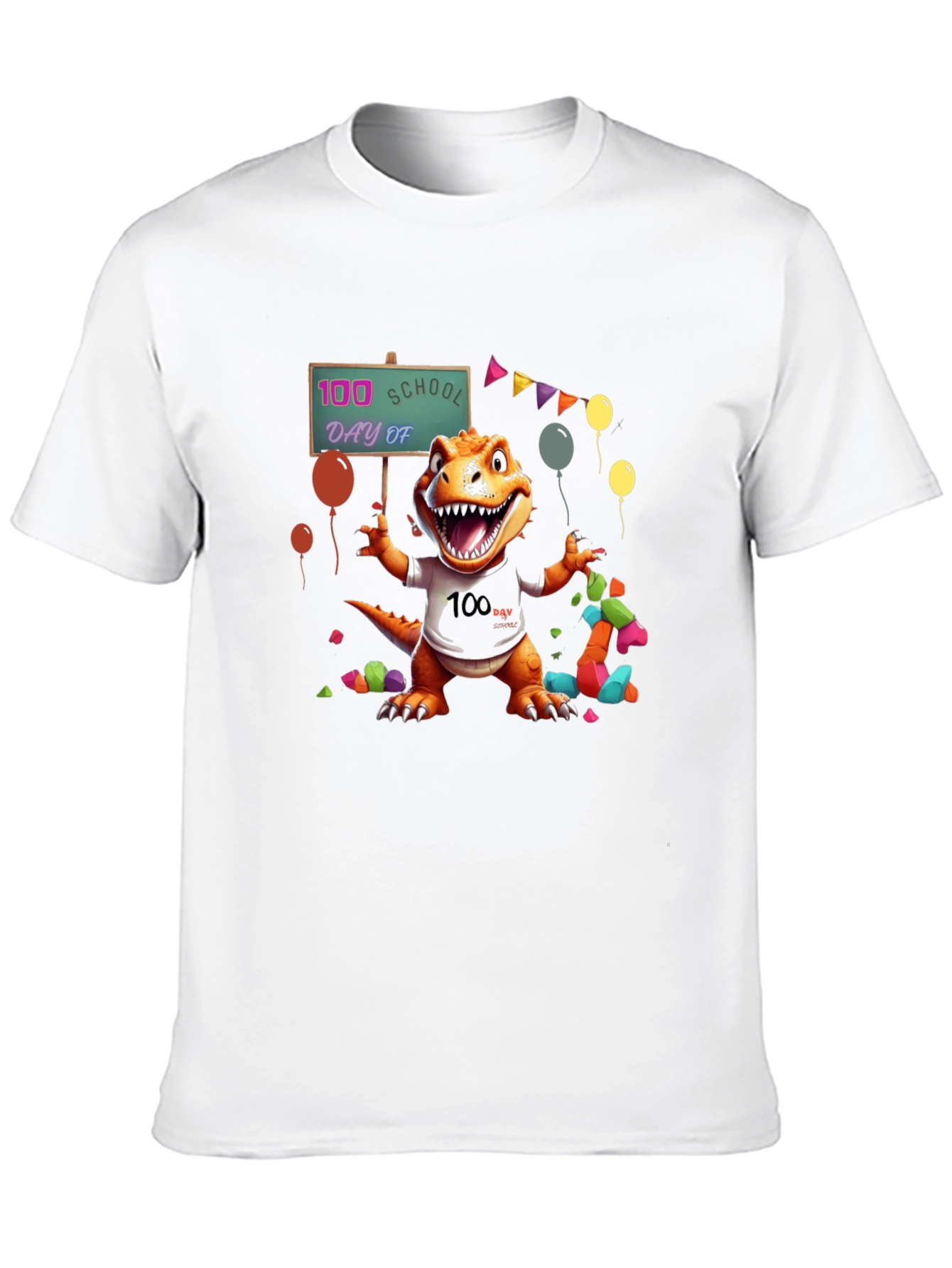 100th Day of School Dinosaur T-Shirt