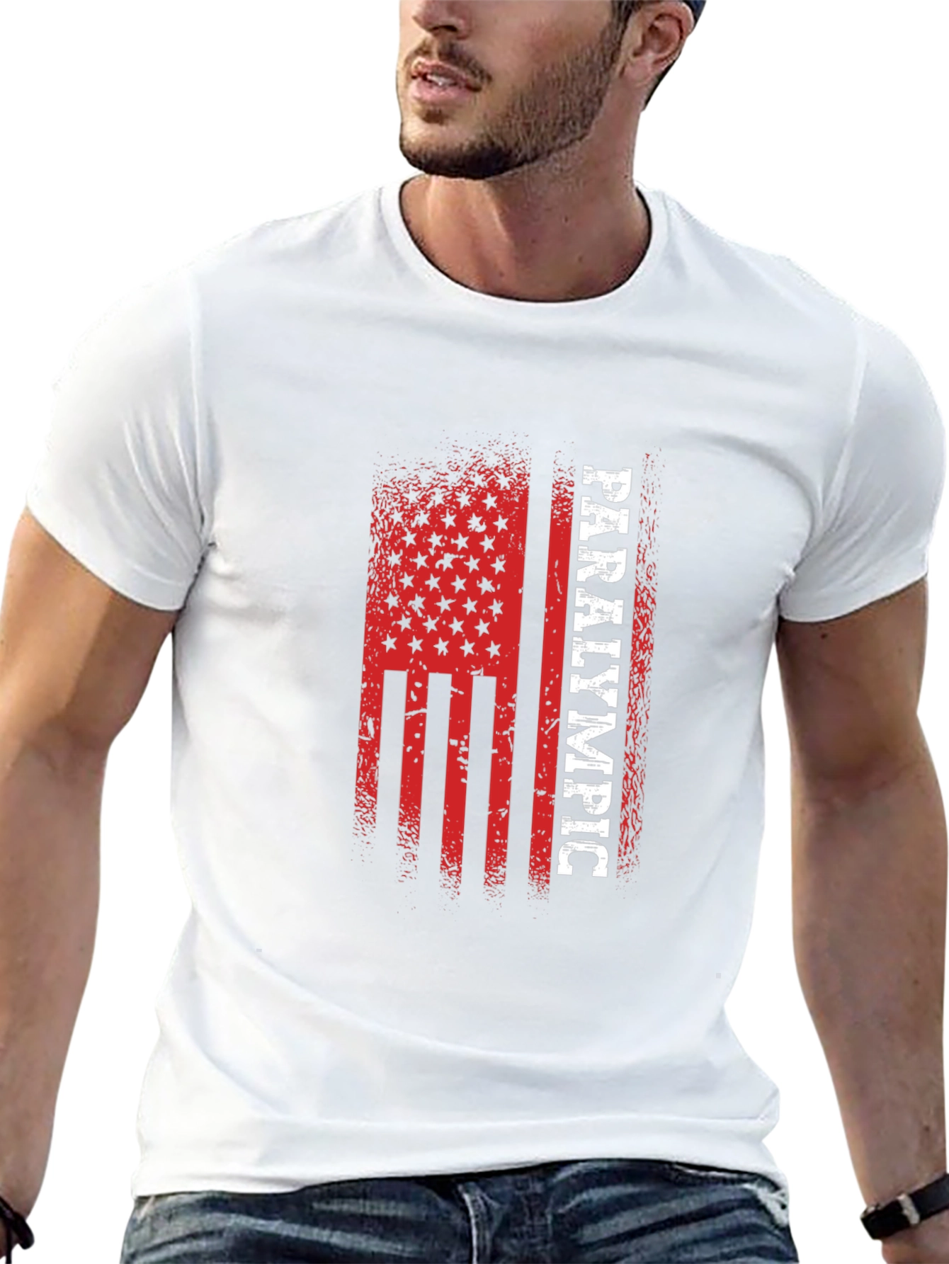 Paralympic American Flag Graphic T-Shirt