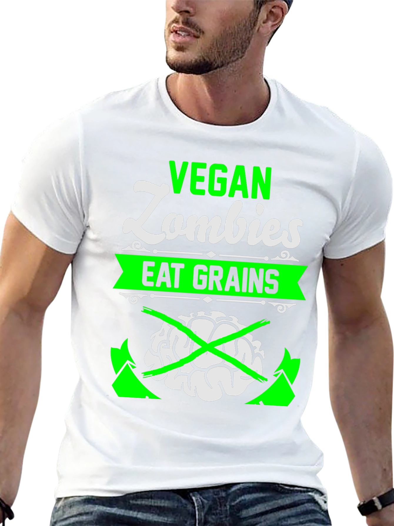 Vegan Zombies Eat Grains T-Shirt