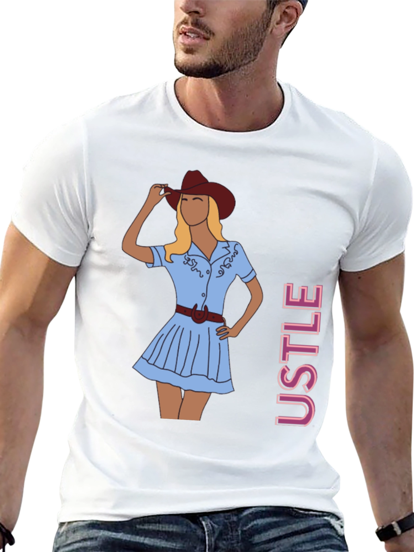 Cowgirl Graphic Tee - Trendy Western Style T-Shirt