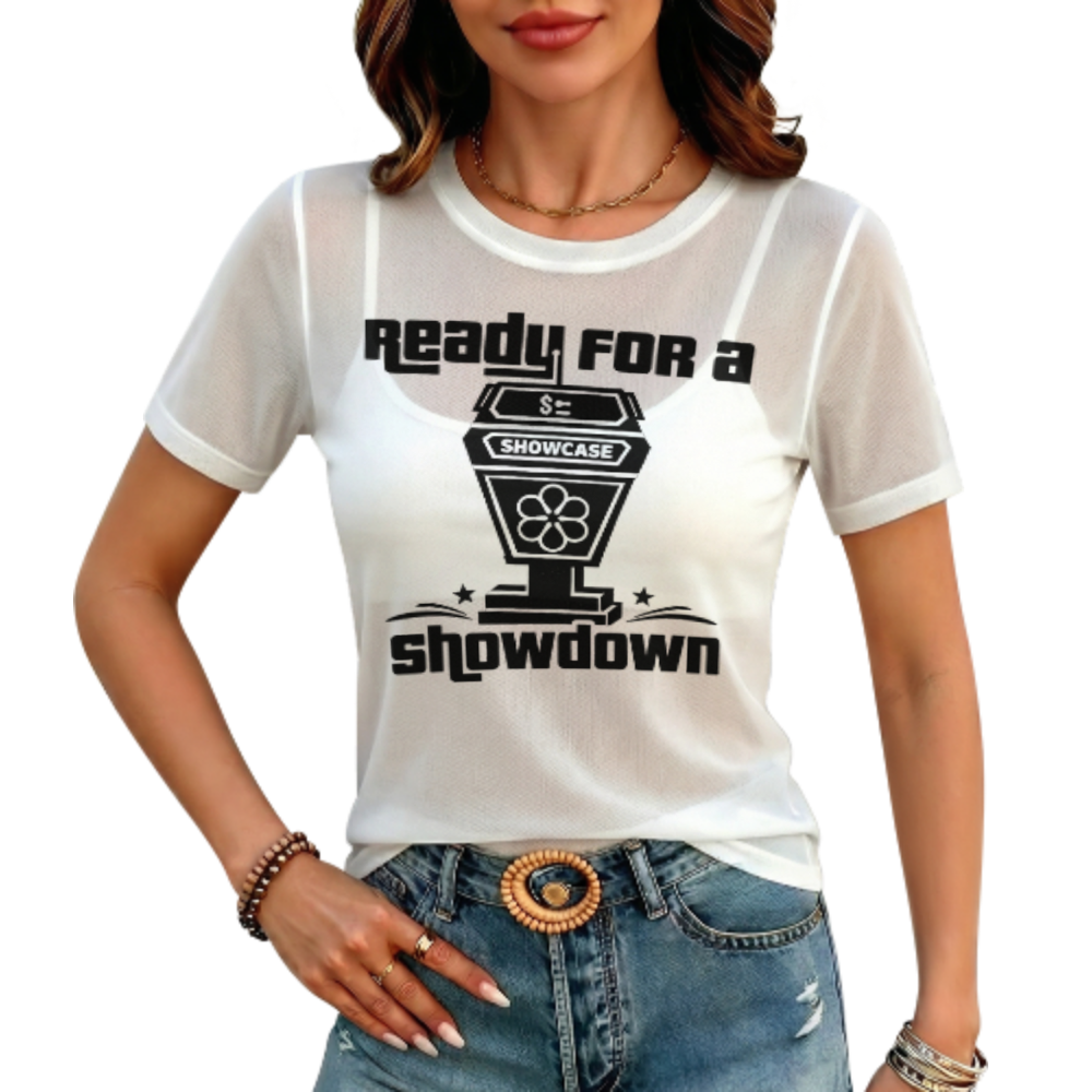 Ready for a Showdown Retro Game Show Graphic Tee | Fun Competition Fan Shirt(z1198)