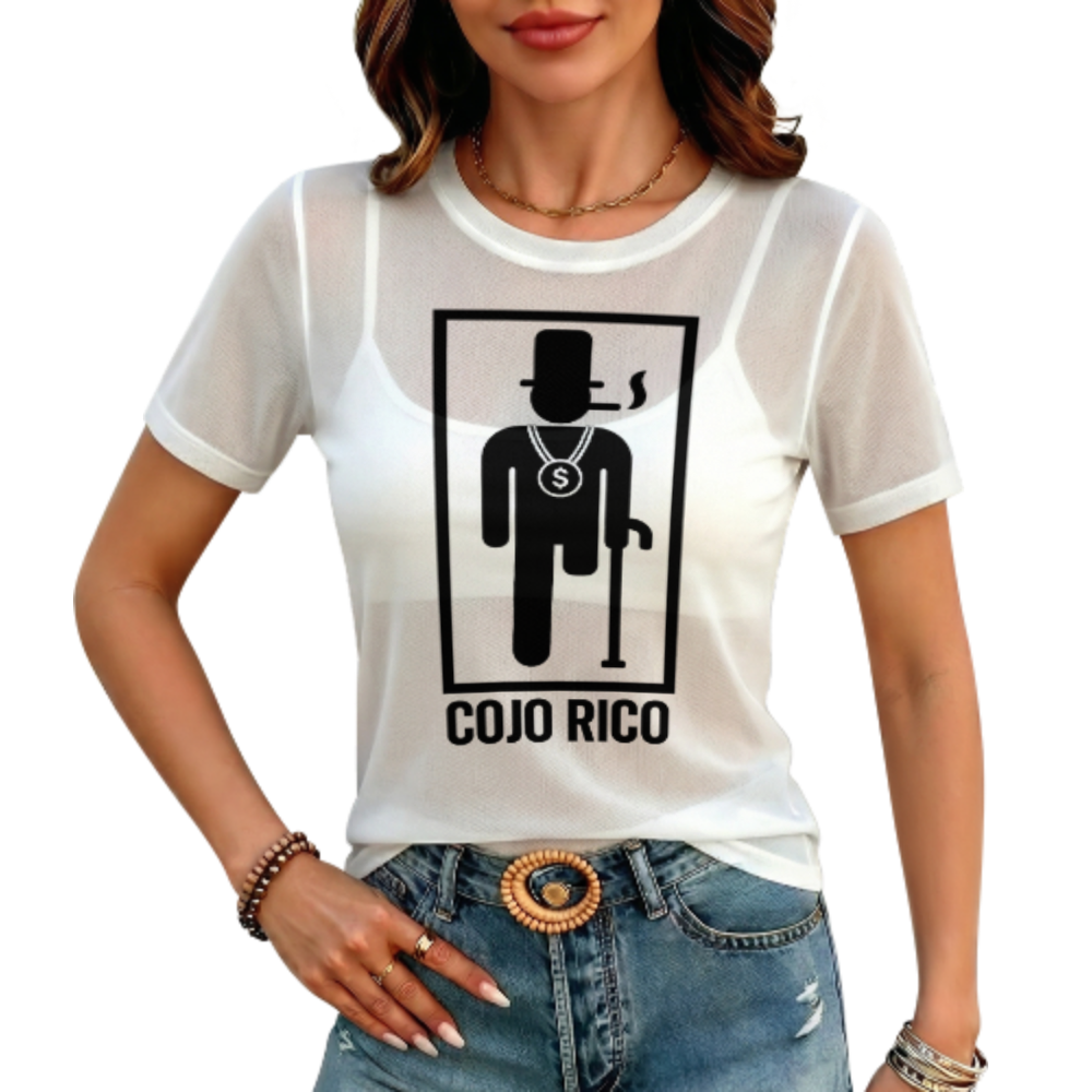 Cojo Rico Minimalist Streetwear Graphic T-Shirt – Urban Icon Design(z1208)