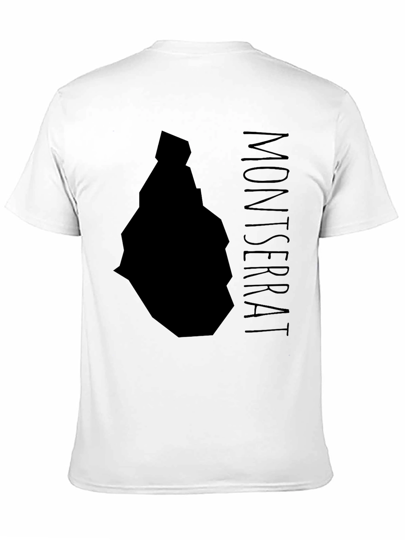 Montserrat Silhouette Graphic T-Shirt - Black