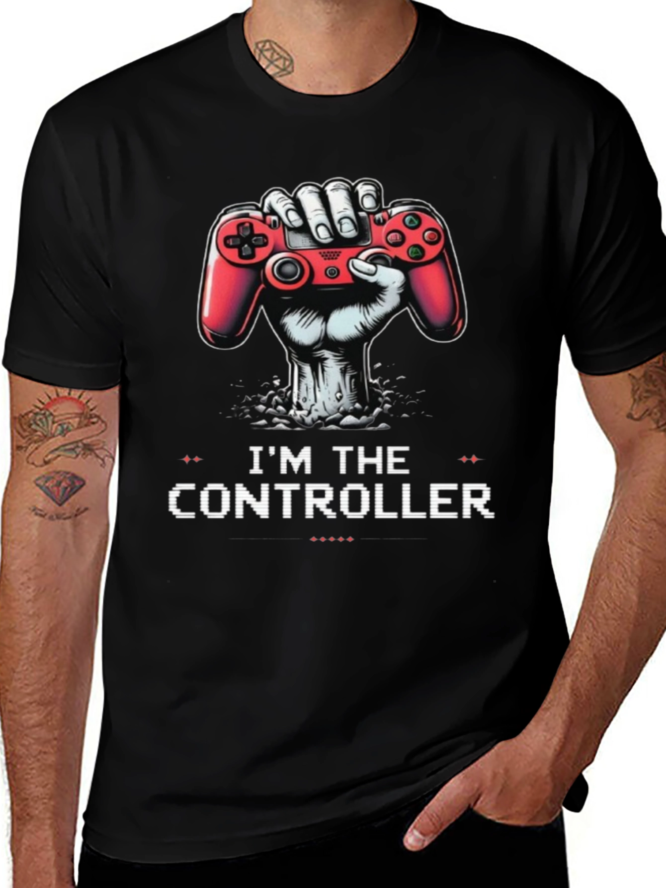 Im the Controller Gamer T-Shirt - Black