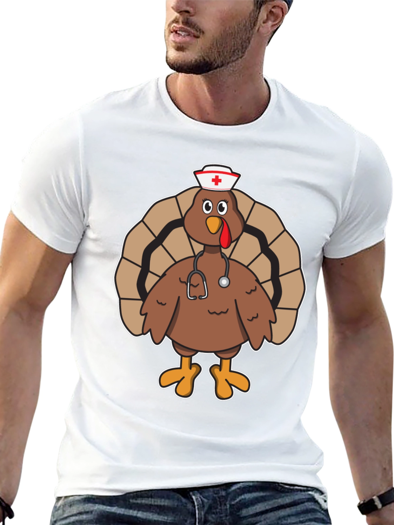 Nurse Turkey T-Shirt - Thanksgiving Medical Apparel