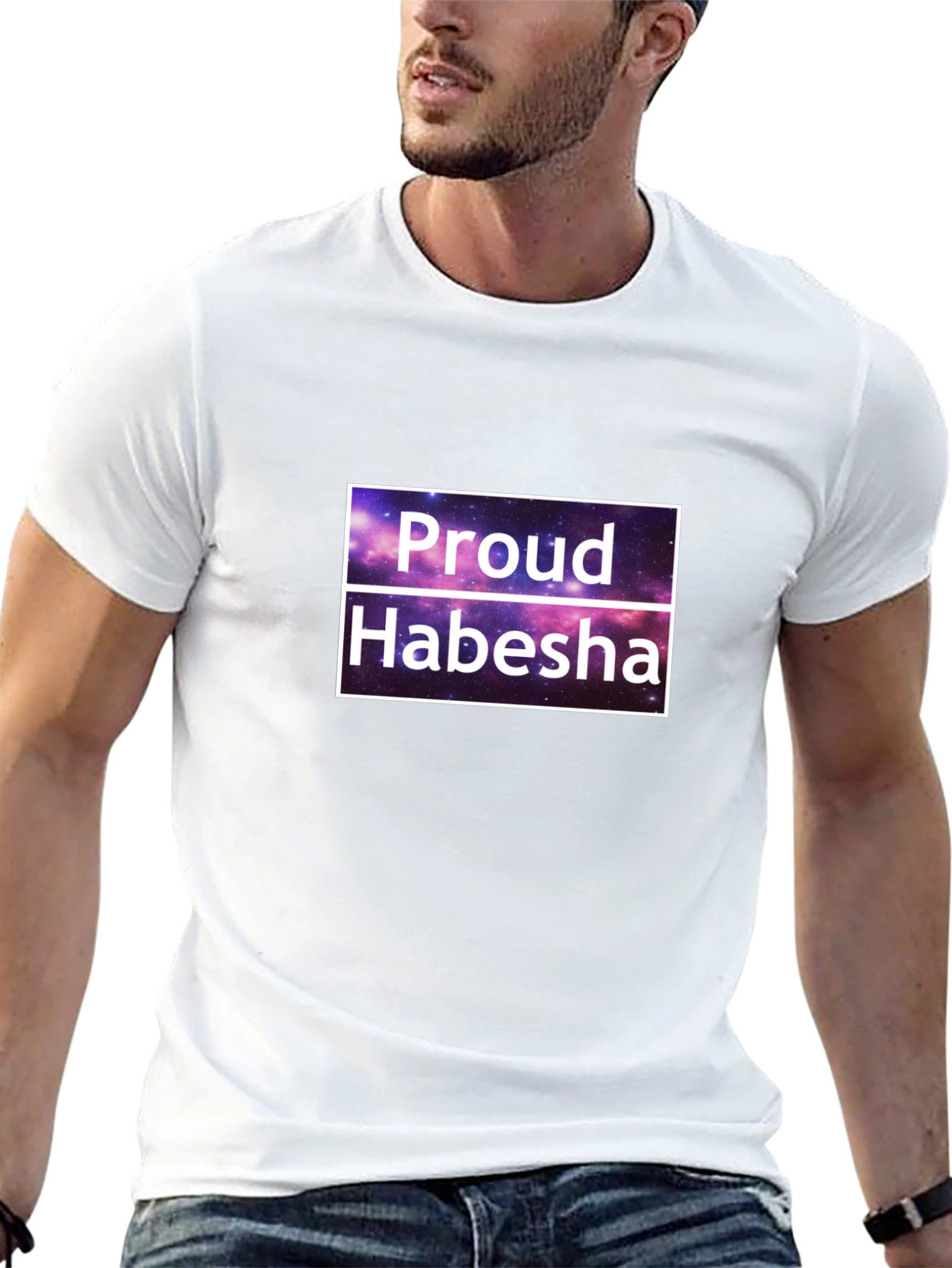 Proud Habesha T-Shirt - Galaxy Design