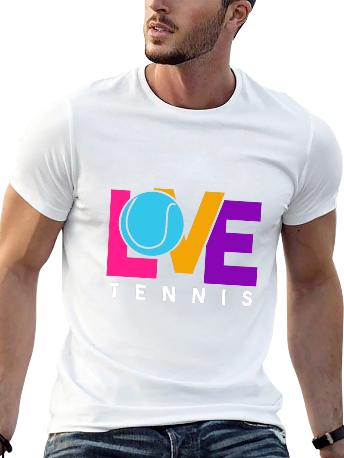 Love Tennis Graphic T-Shirt - Stylish & Comfy