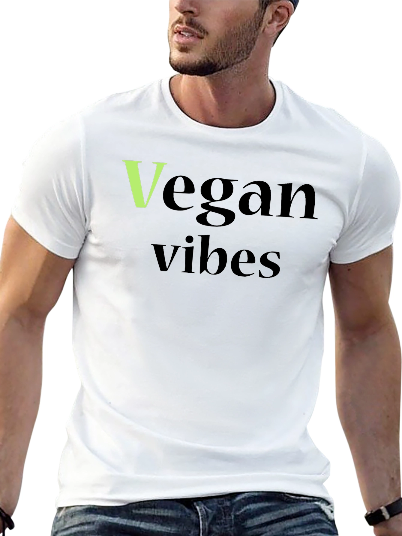 Vegan Vibes Black T-Shirt