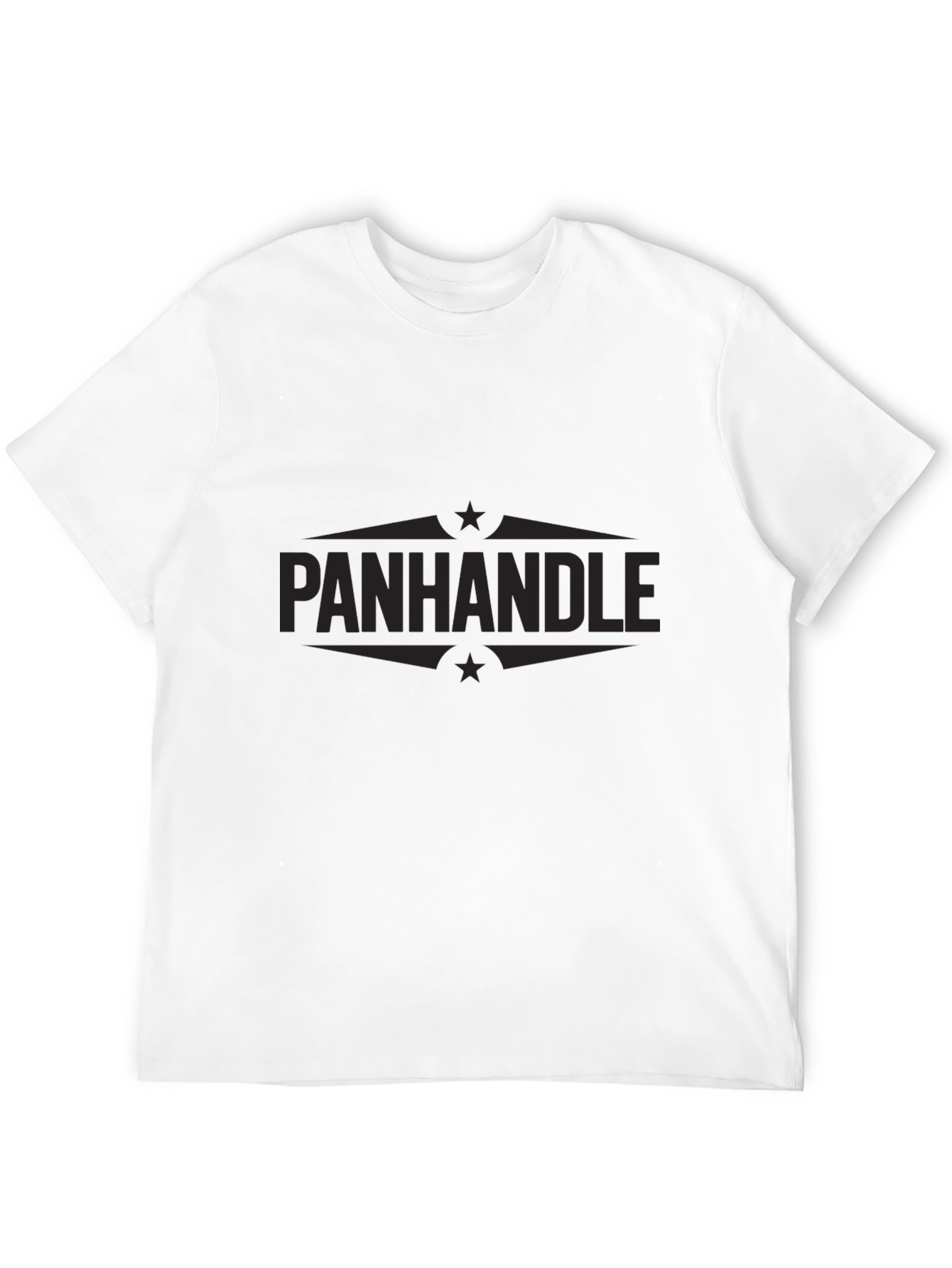Mens Black Panhandle Graphic T-Shirt