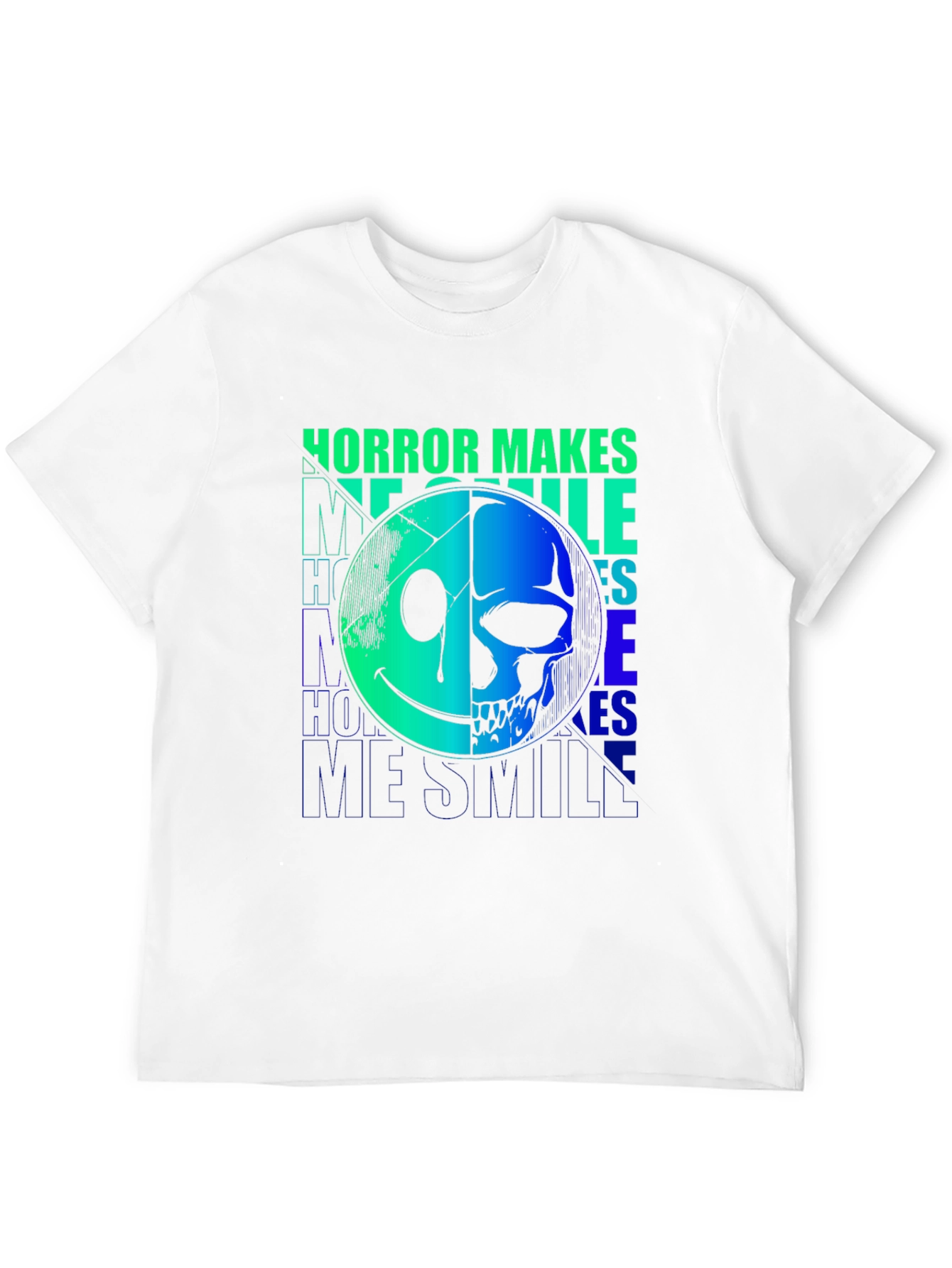 Horror Makes Me Smile Graphic T-Shirt