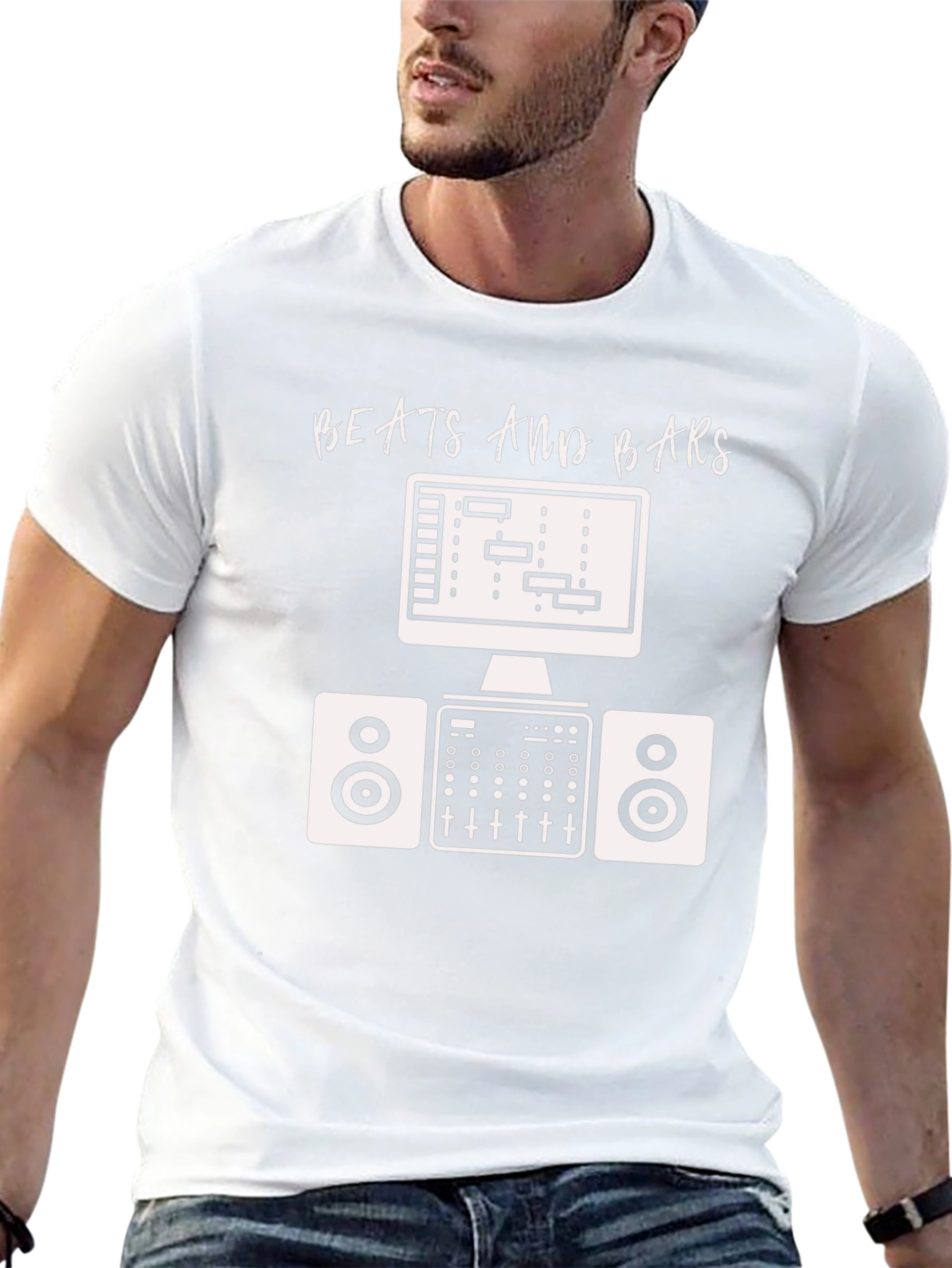 Beats and Bars T-Shirt - Music Producer DJ Shirt