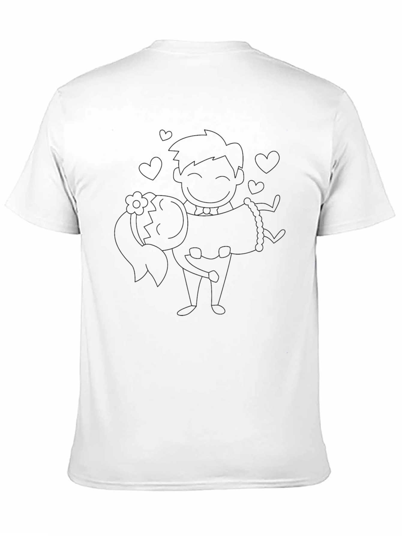 Mens Black Graphic Tee
