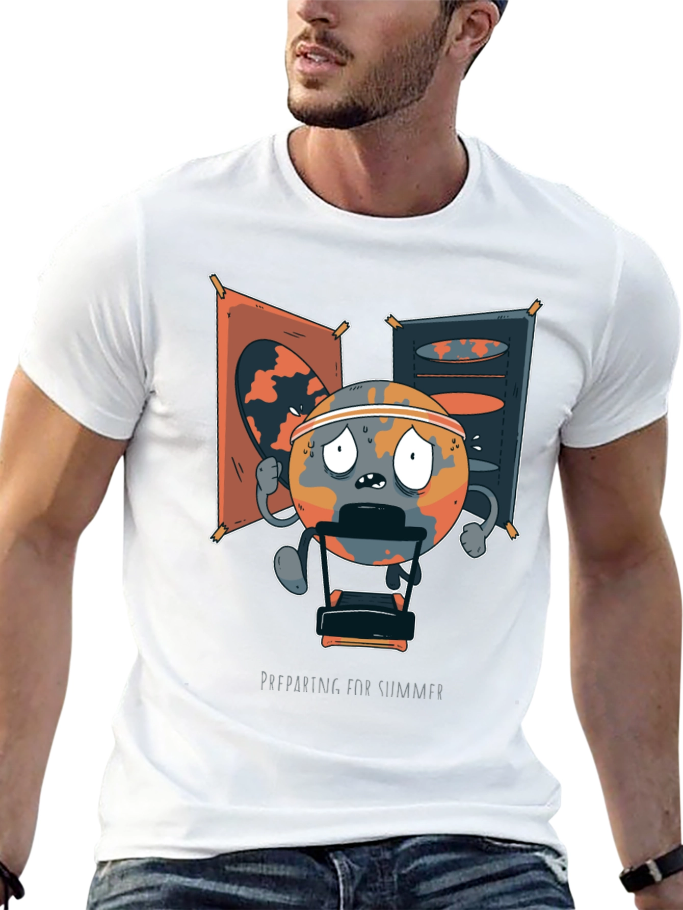 Earth Preparing for Summer Graphic T-Shirt