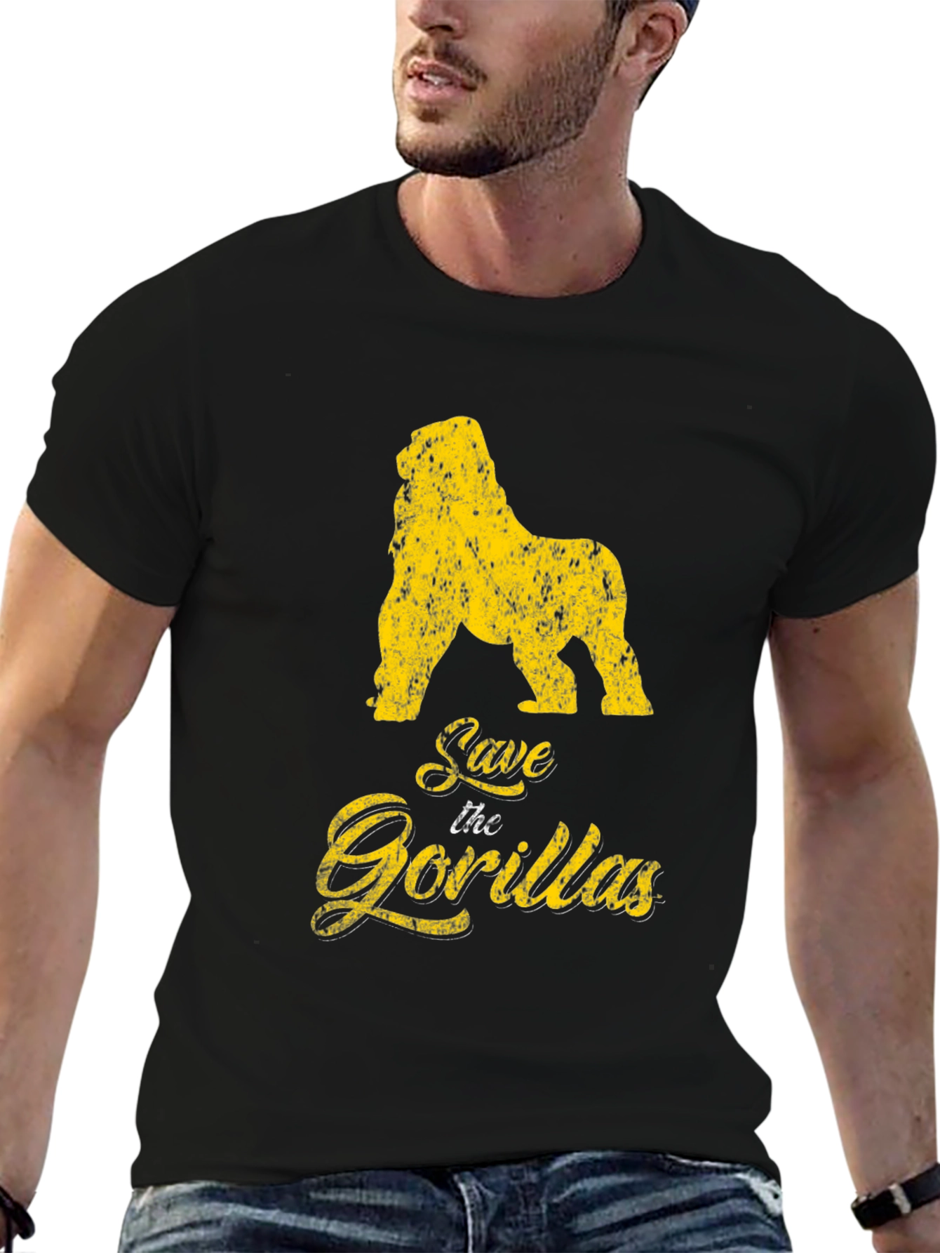 Save the Gorillas Graphic Tee