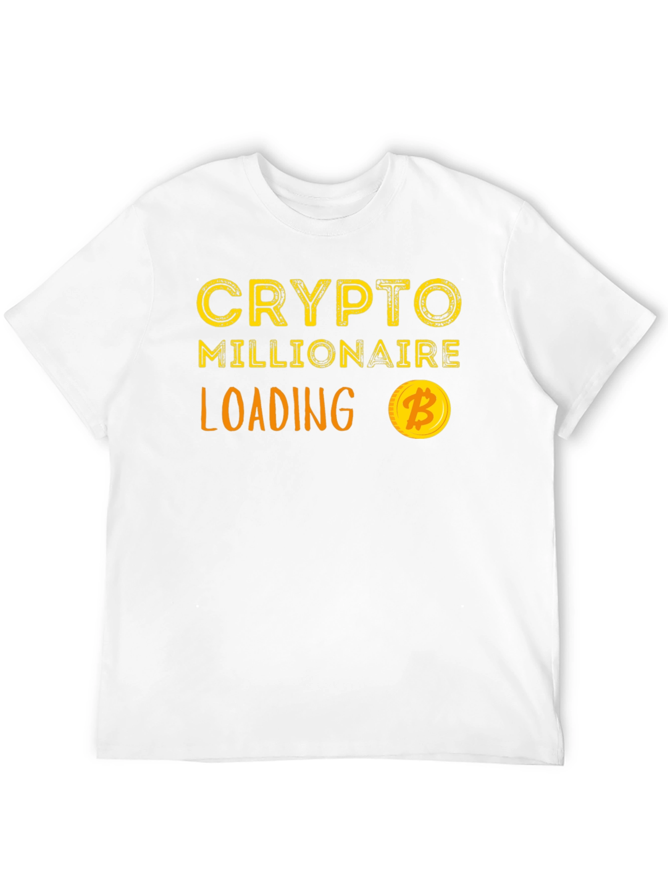 Crypto Millionaire Loading Black T-Shirt