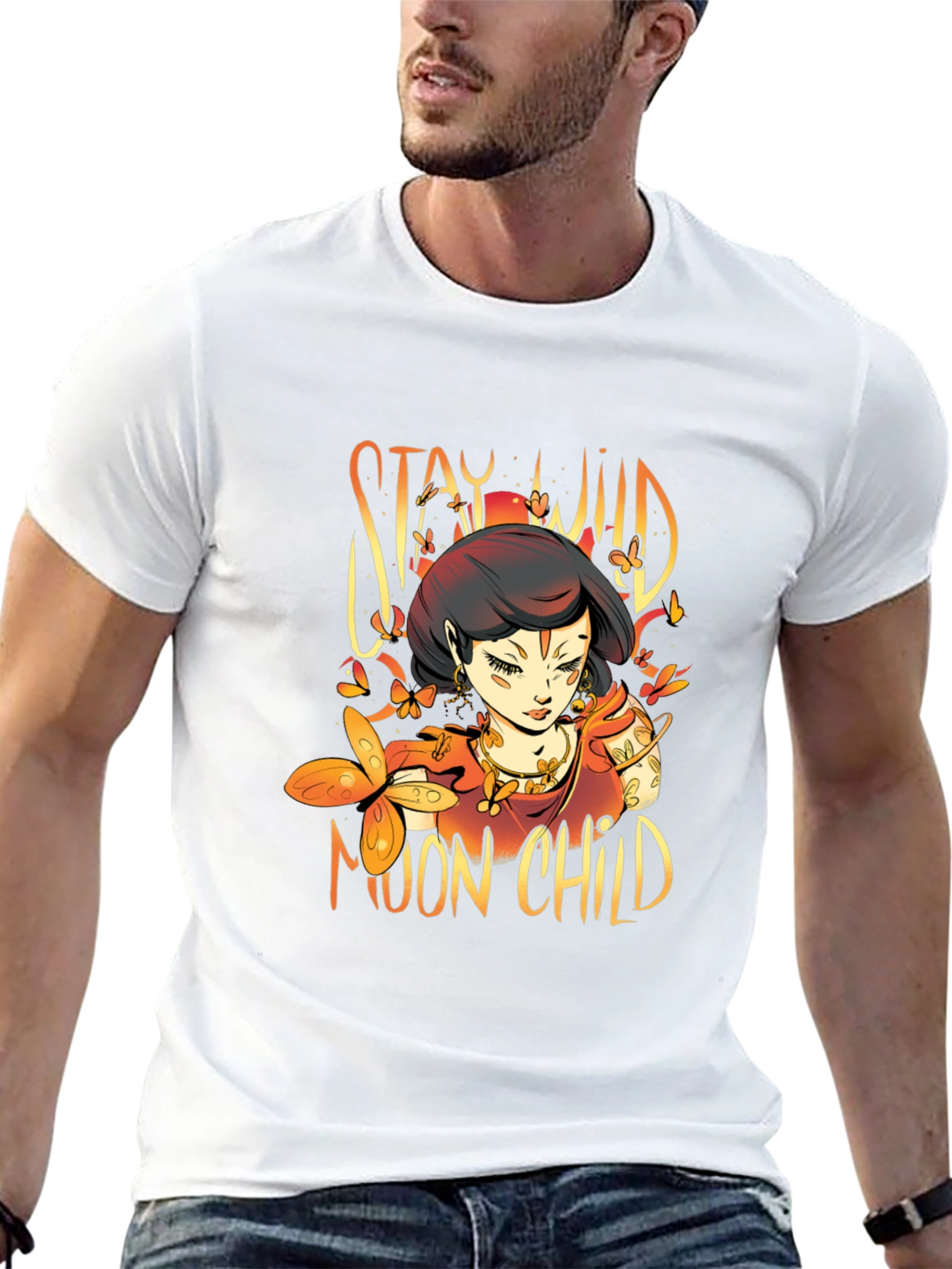 Stay Wild Moon Child Graphic T-Shirt