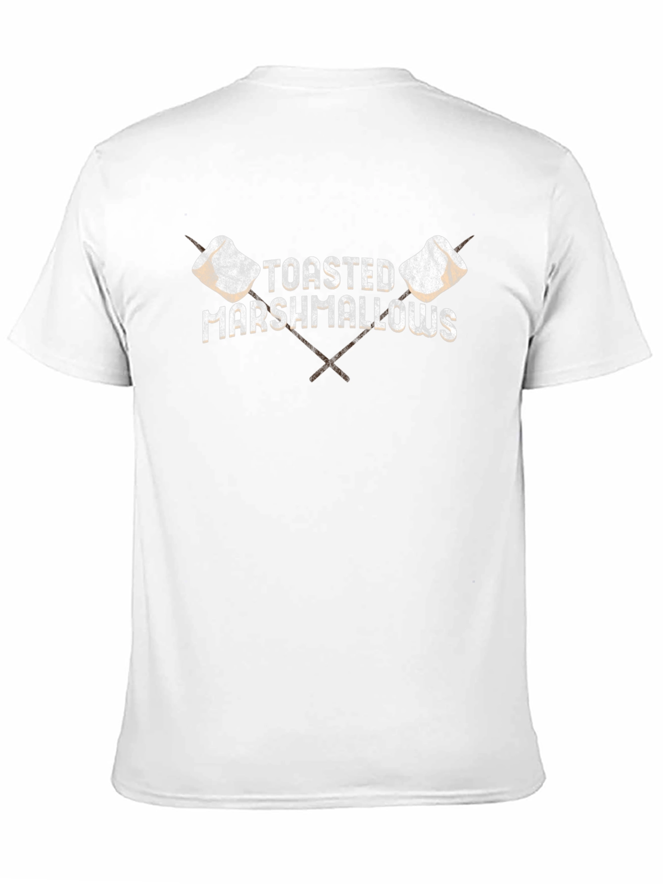 Toasted Marshmallows Graphic T-Shirt - Black Cotton Tee