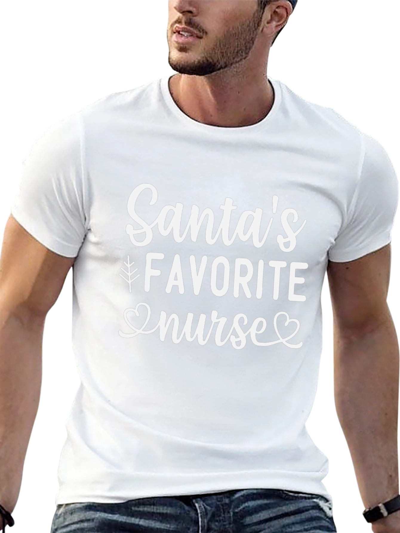 Santas Favorite Nurse T-Shirt