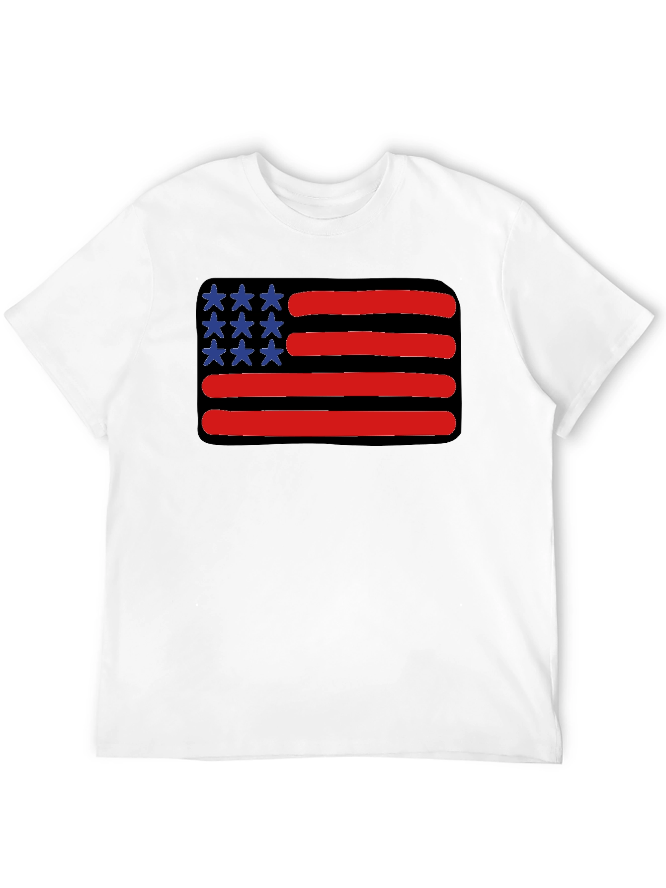 American Flag Graphic T-Shirt - Patriotic Style