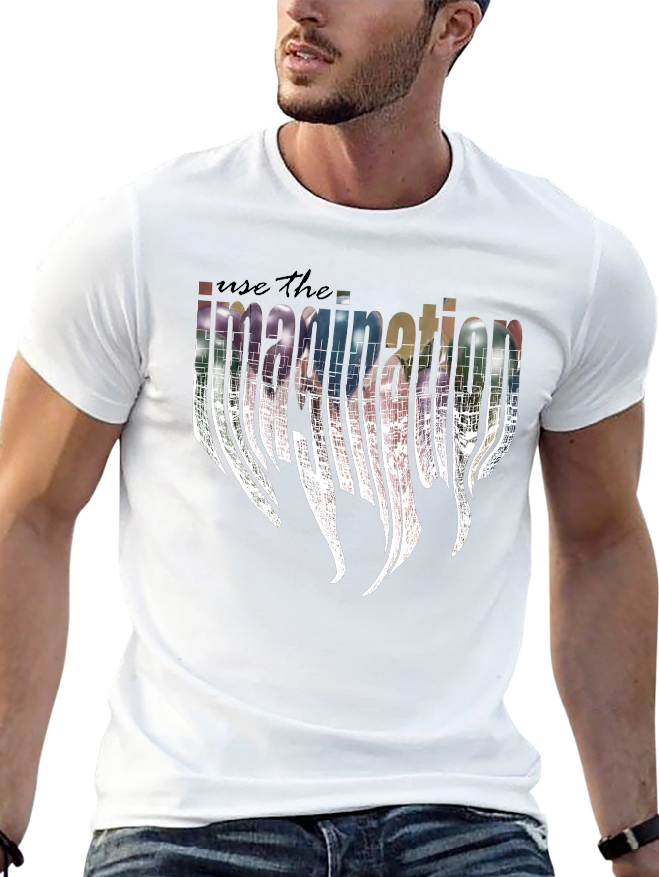 Imagination Graphic Black T-Shirt