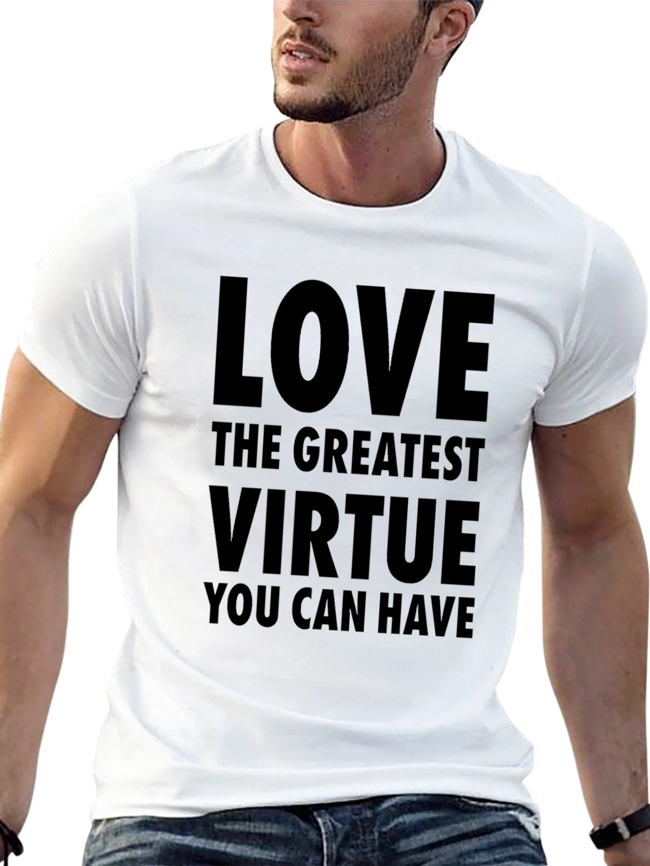 Love Virtue Mens Graphic Tee