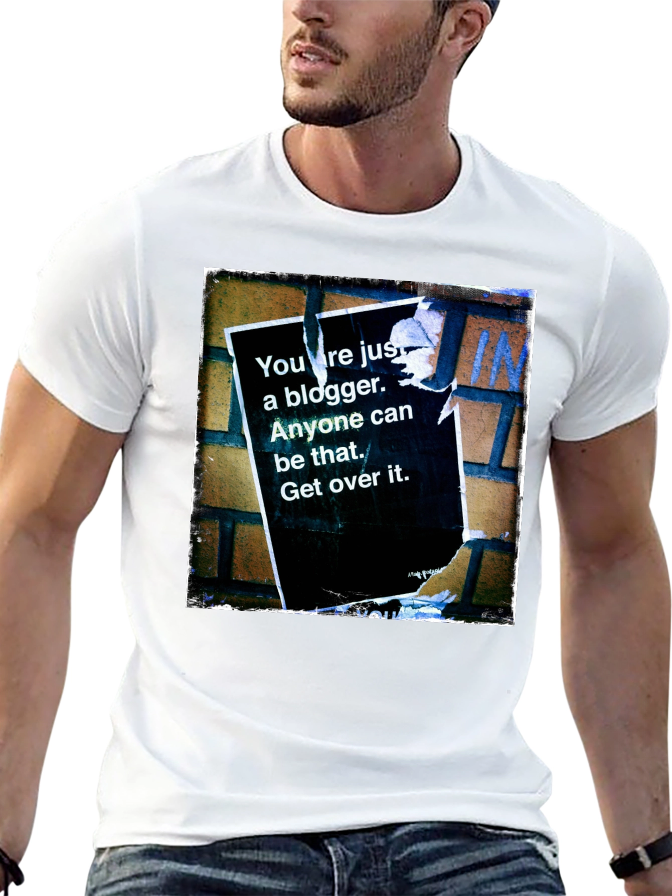 Blogger T-Shirt: Unique Street Art Design