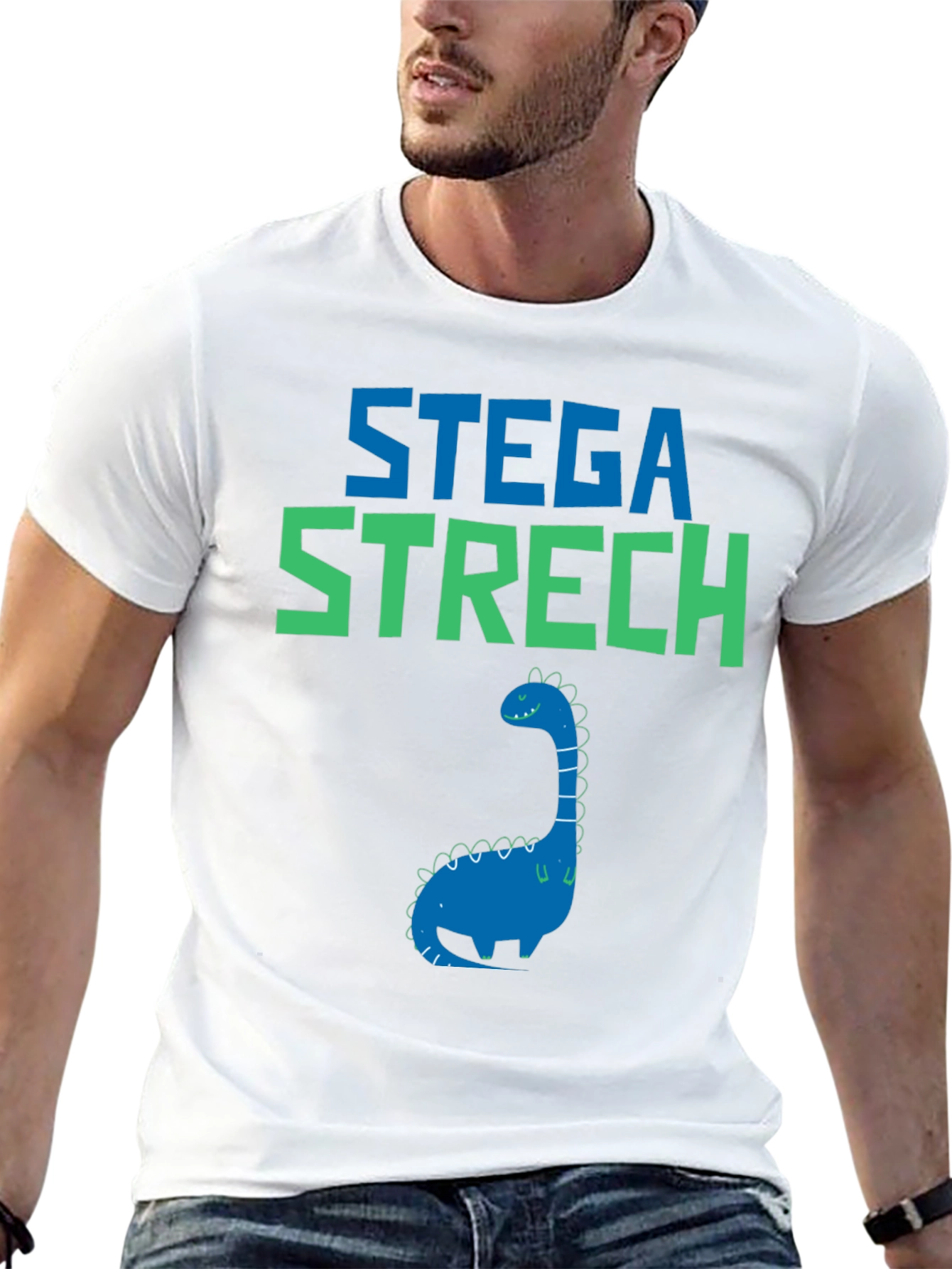 Stega Stretch Dinosaur Graphic Tee