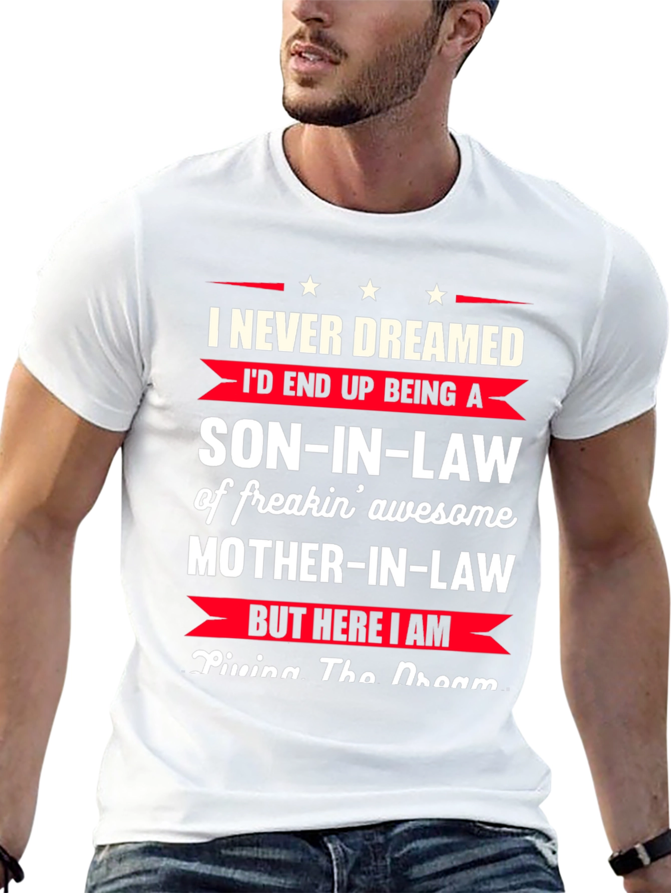 Son-In-Law Awesome Mother-In-Law Graphic T-Shirt
