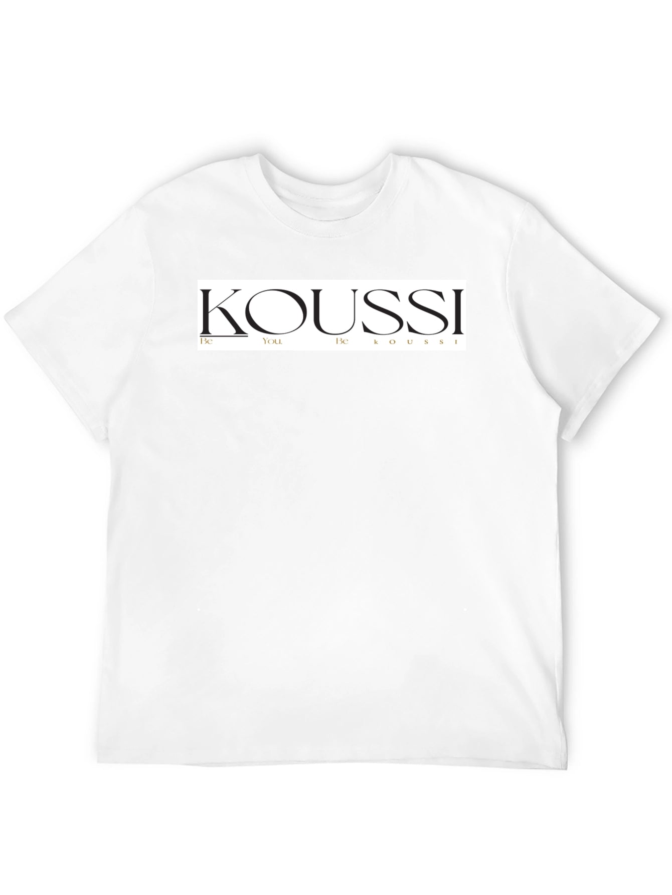 Koussi Mens Black Graphic Tee - Be You