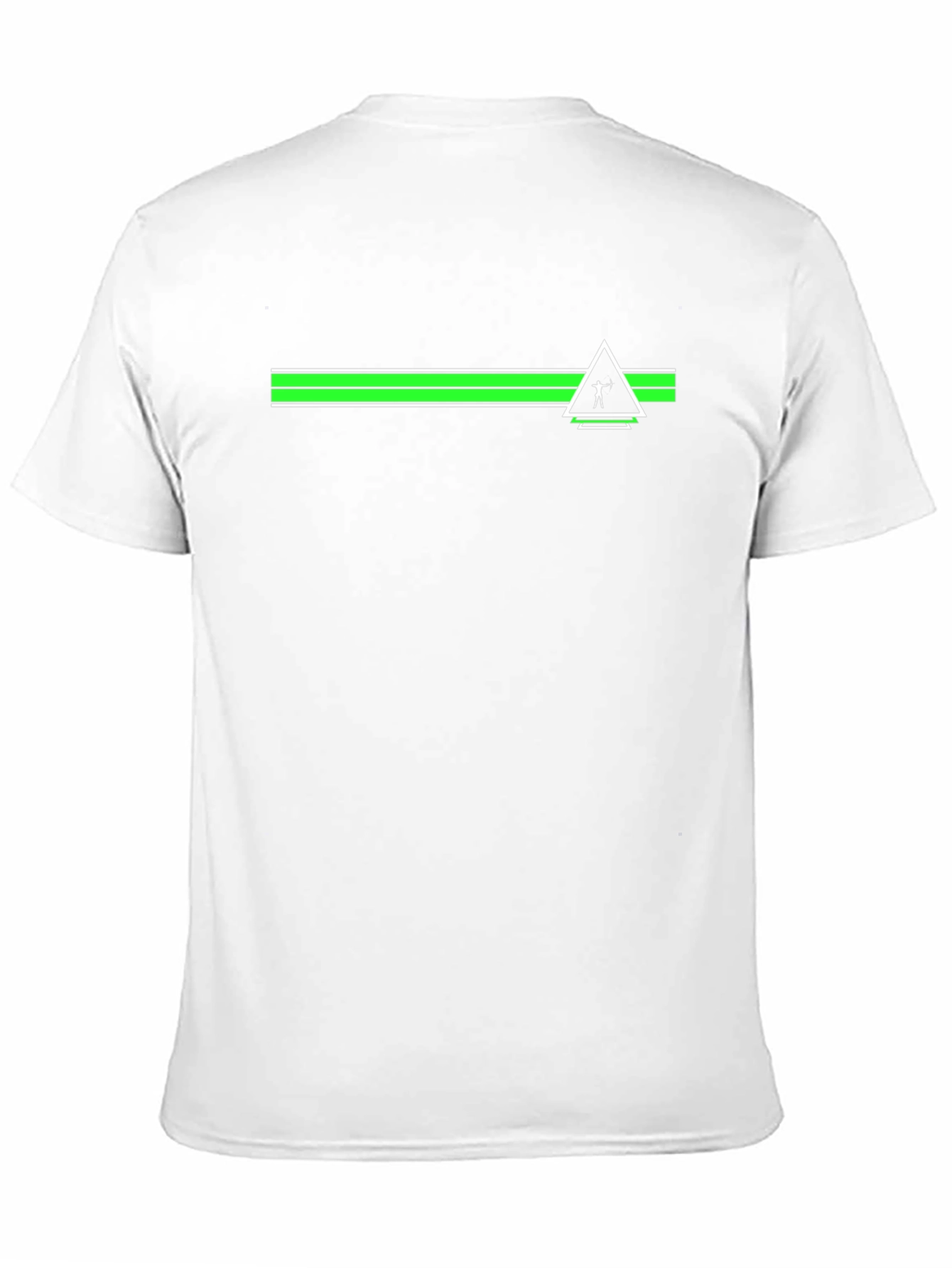 Modern Black T-Shirt with Geometric Graphic Print