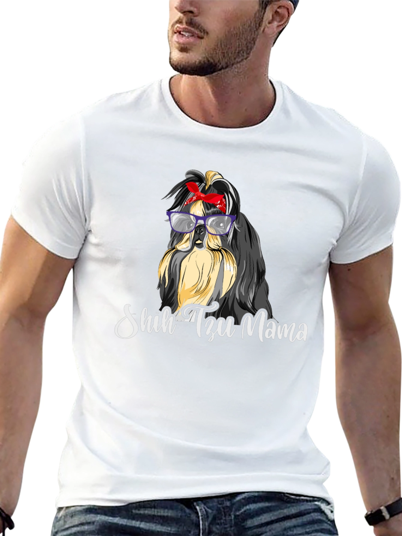 Shih Tzu Mama T-Shirt - Dog Lover Tee