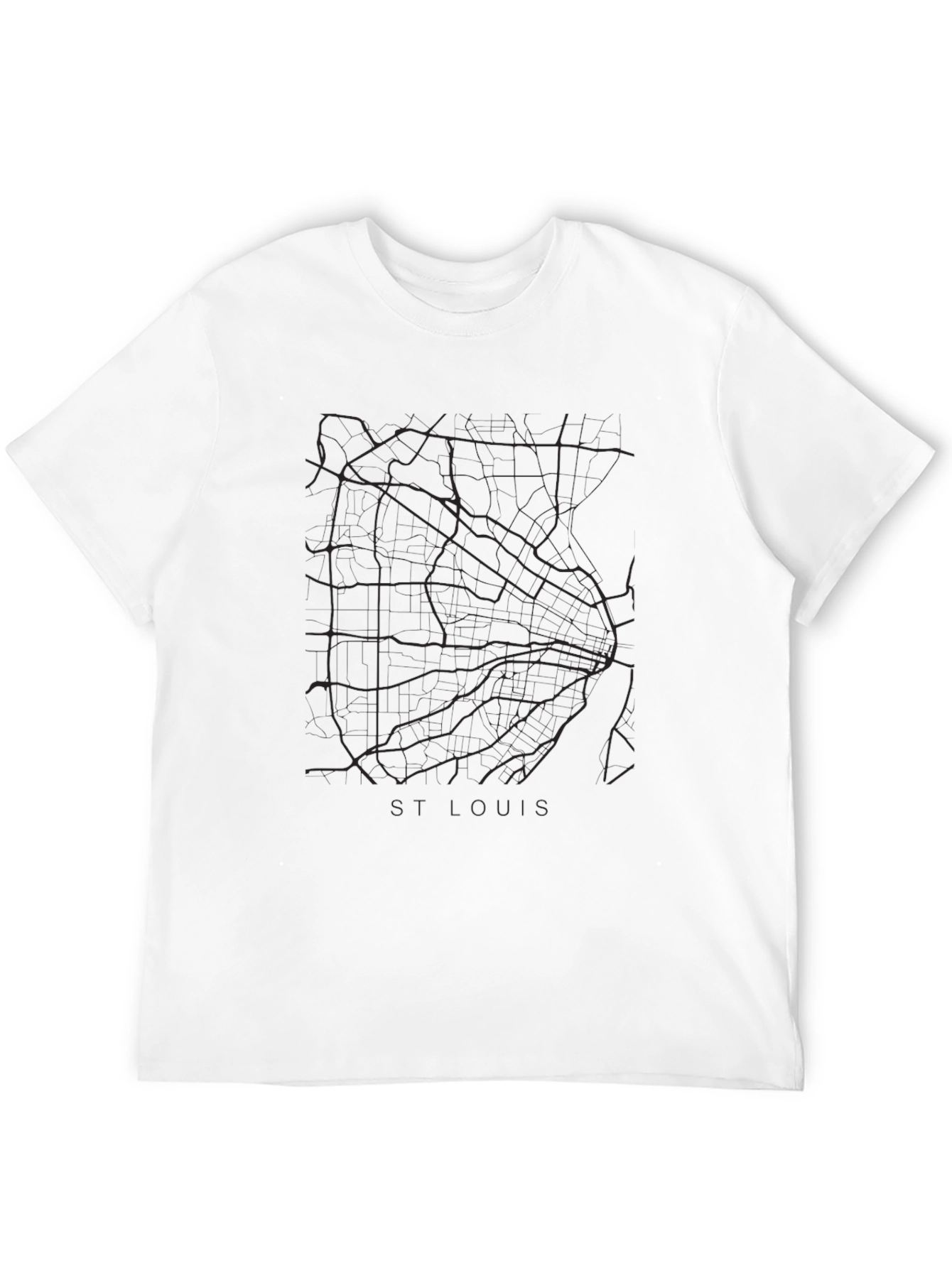 St. Louis Map T-Shirt - Stylish Cityscape Tee